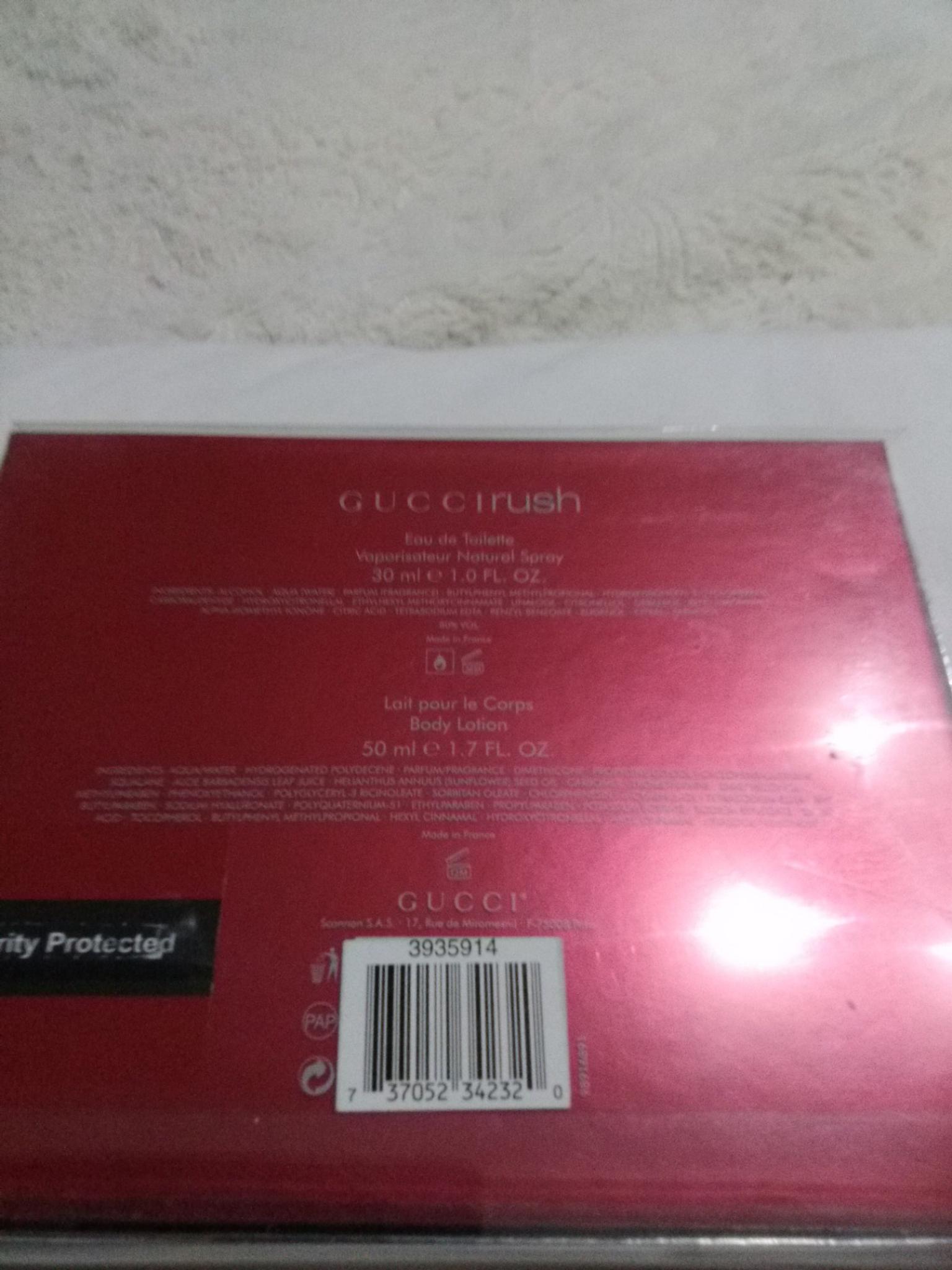 gucci rush perfume gift set