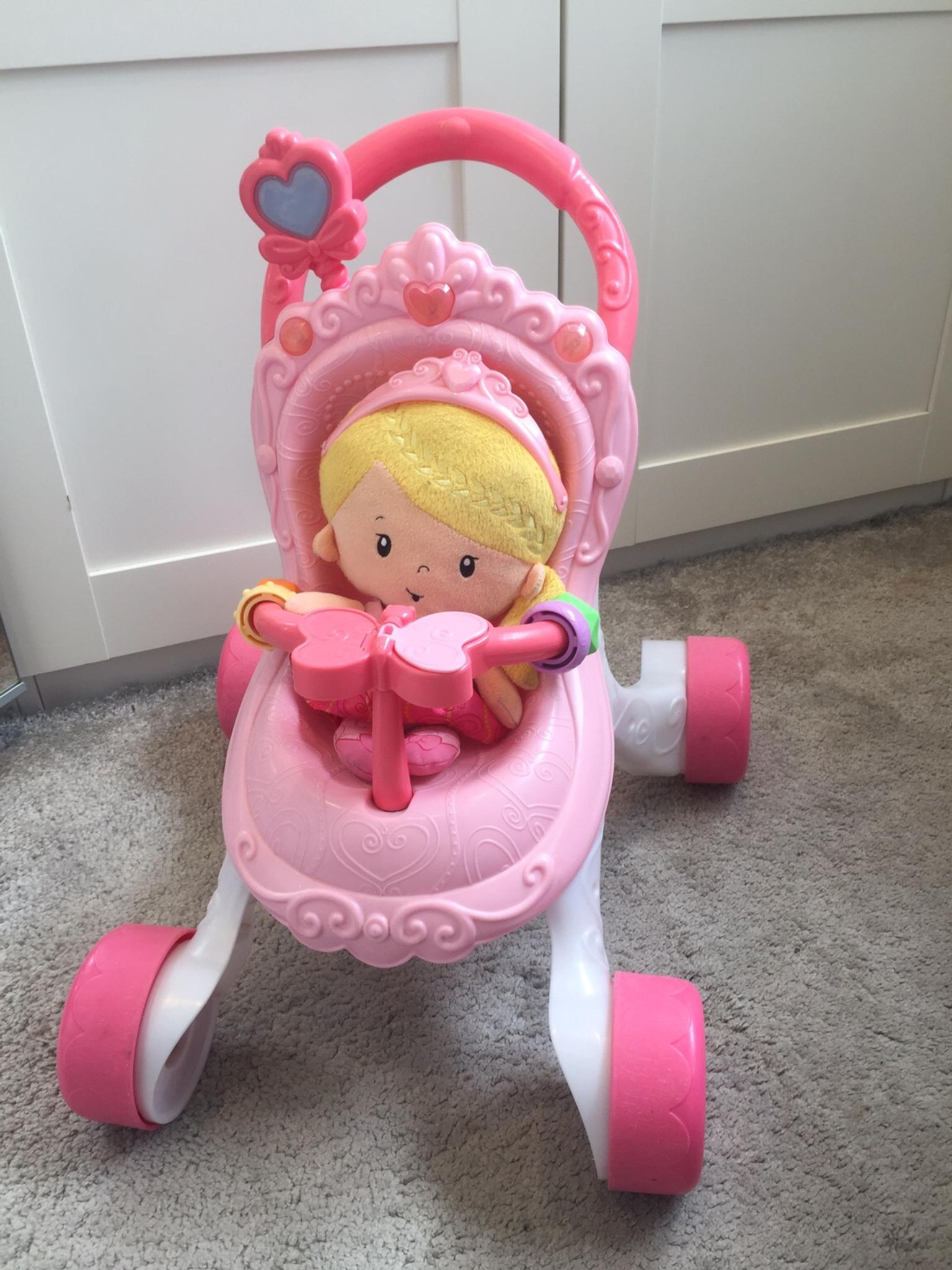 my first dolly and pram