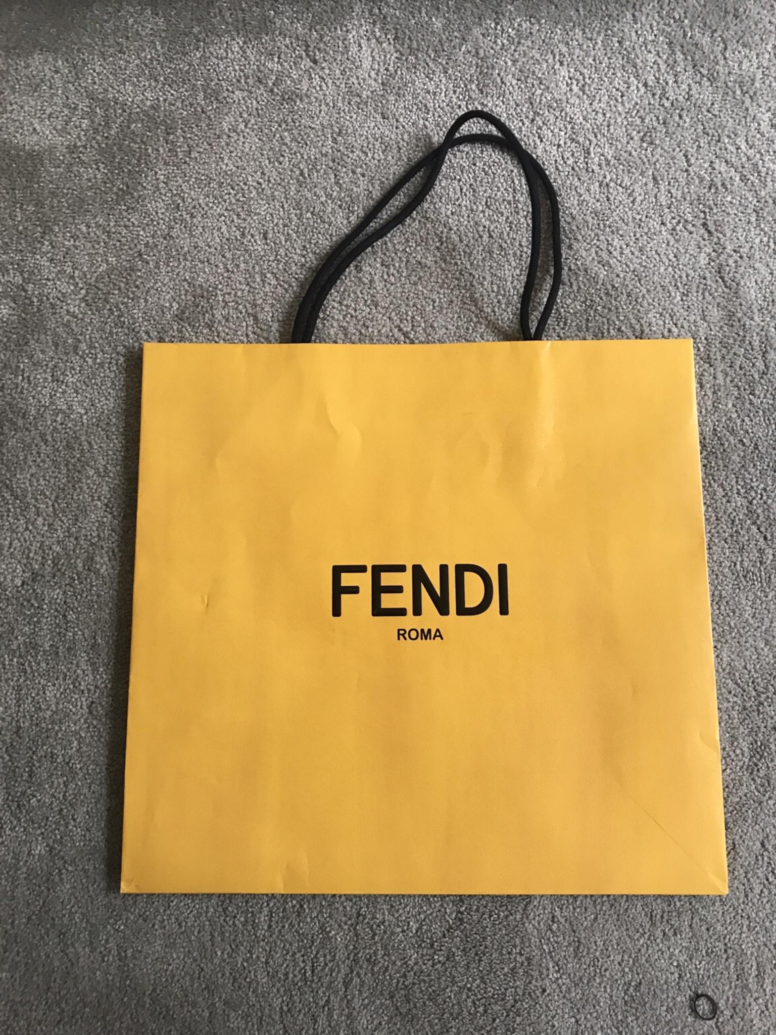 fendi paper shopping bag