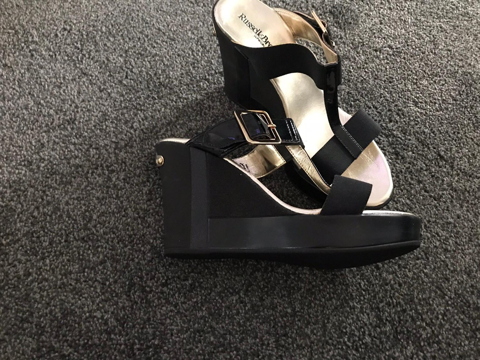 russell and bromley wedge sandals