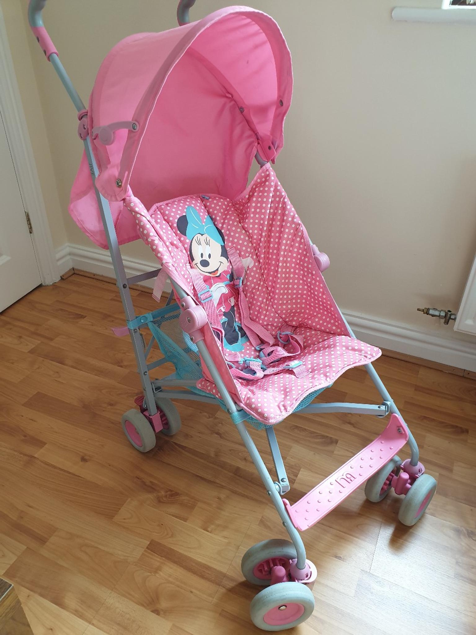 minnie mouse stroller mothercare