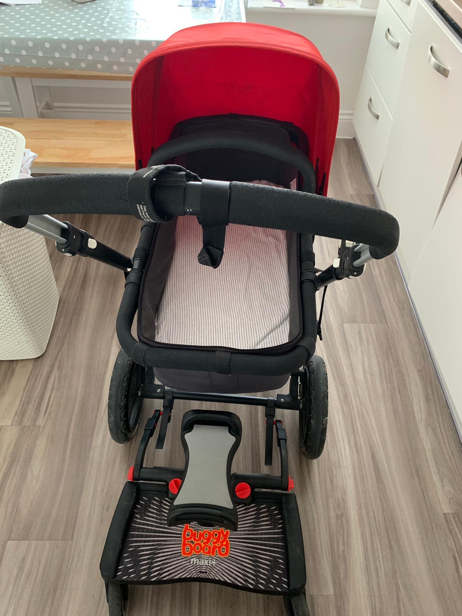 bugaboo cameleon with buggy board