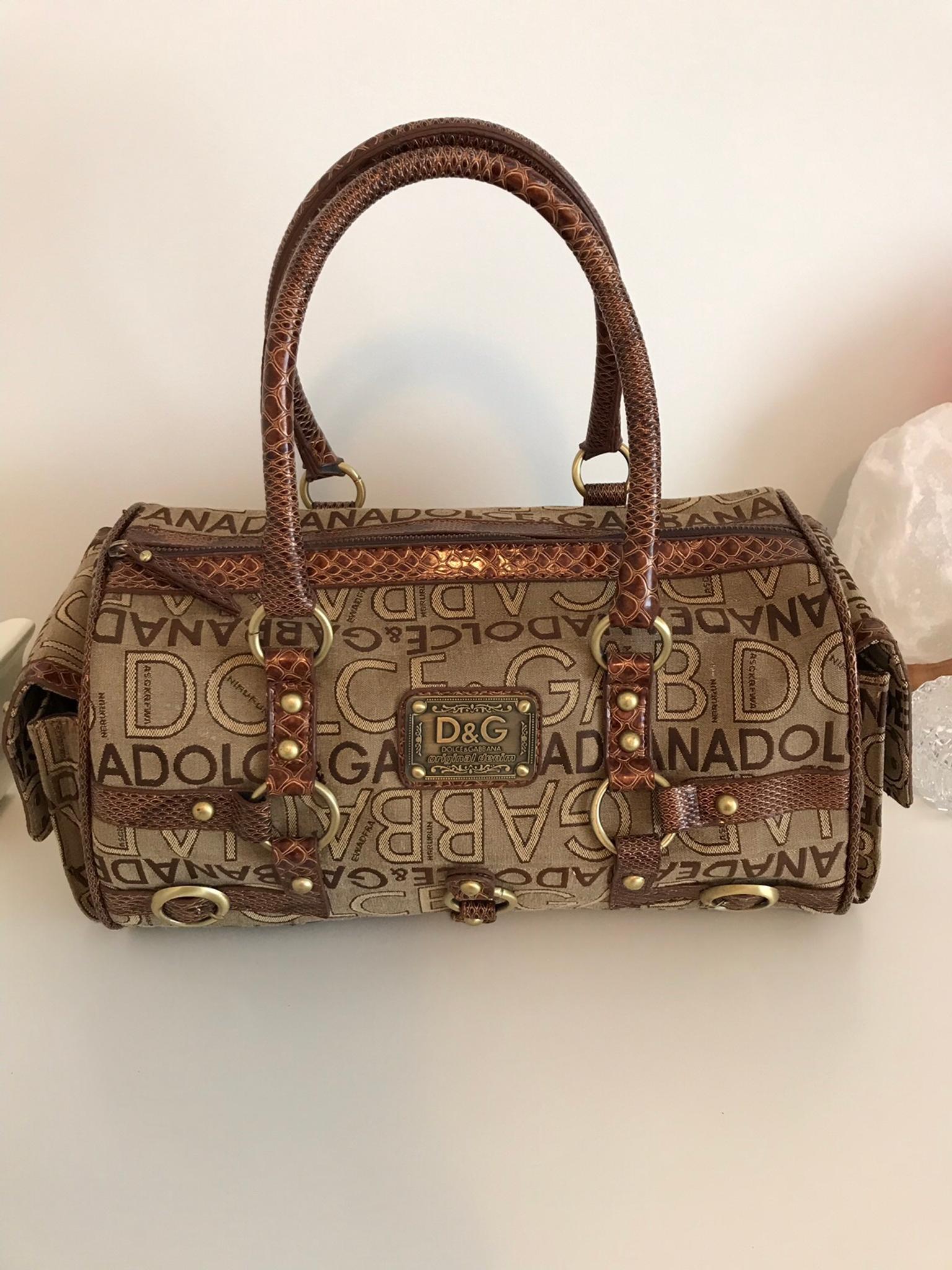 d&g original denim handbag