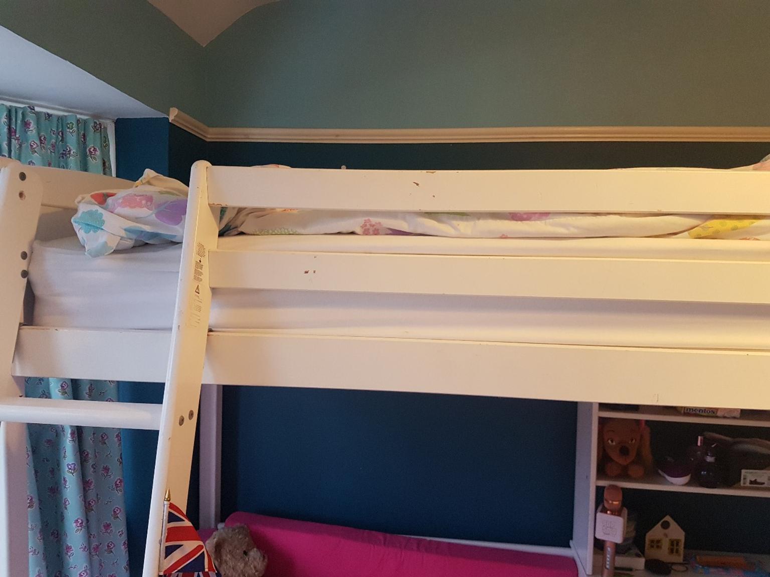 High Sleeper Bed With Futon Bed And Desk In B97 Redditch Fur 200
