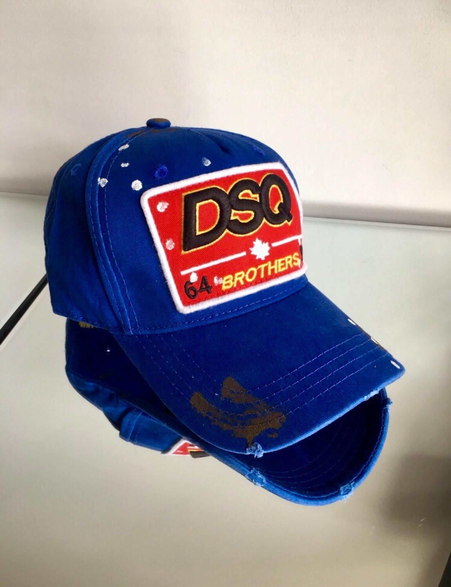 blue dsquared cap