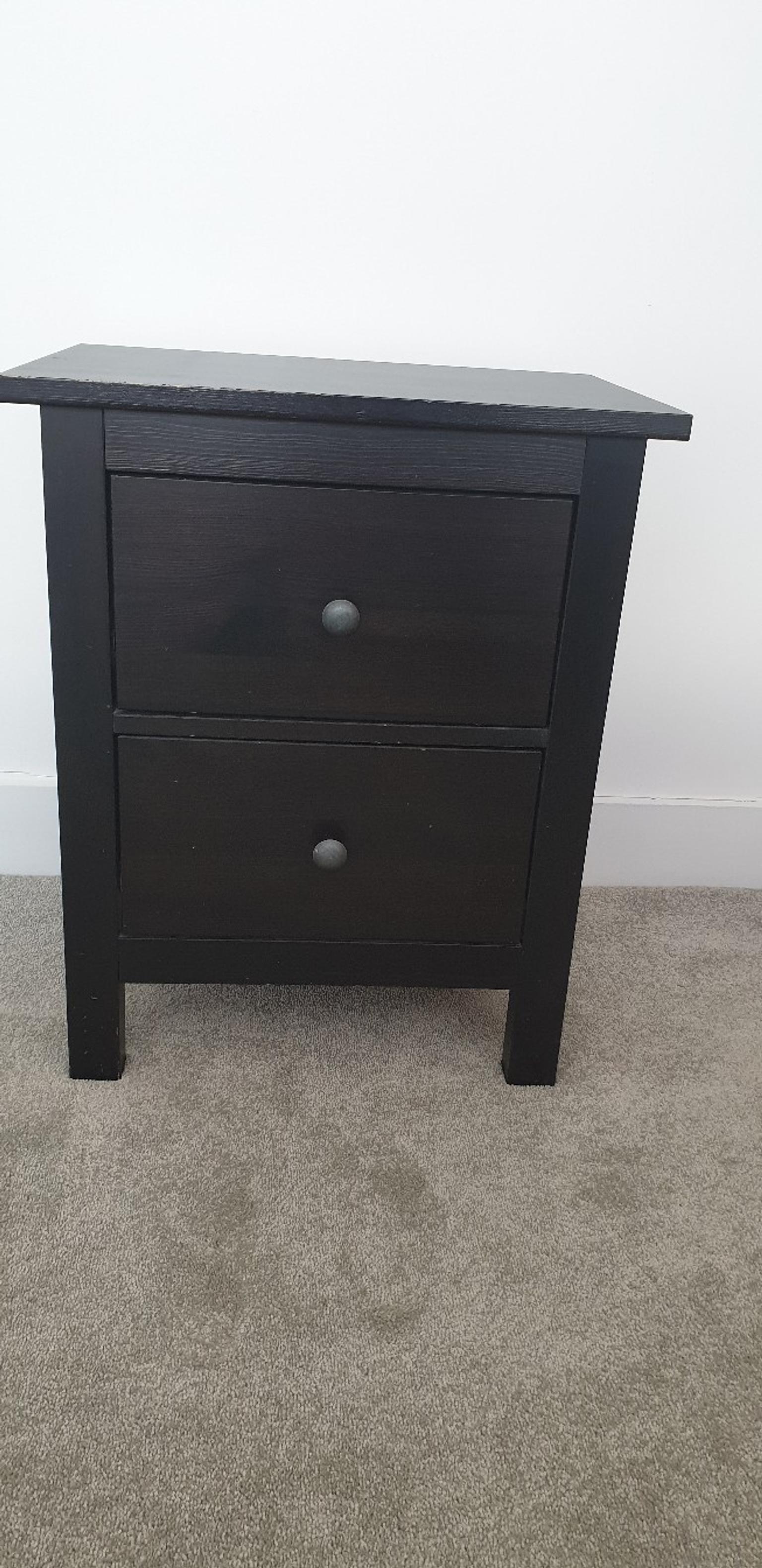 Ikea Hemnes Chest Of 2 Drawers Black Brown In London Borough Of