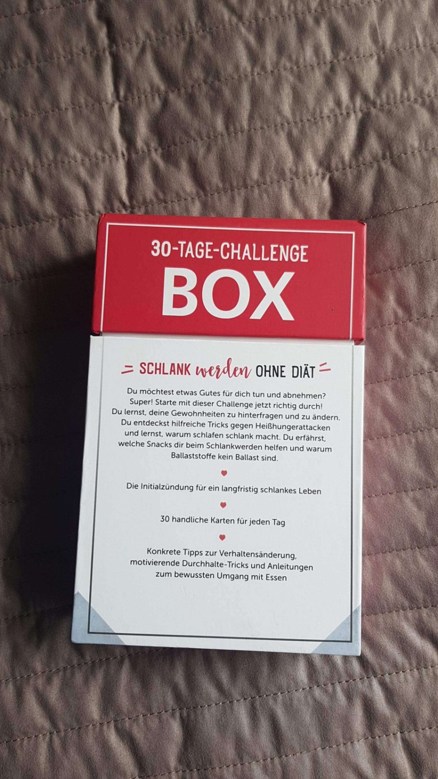 Abnehmen Box 30 e Challenge In Heilbronn For 10 00 For Sale Shpock