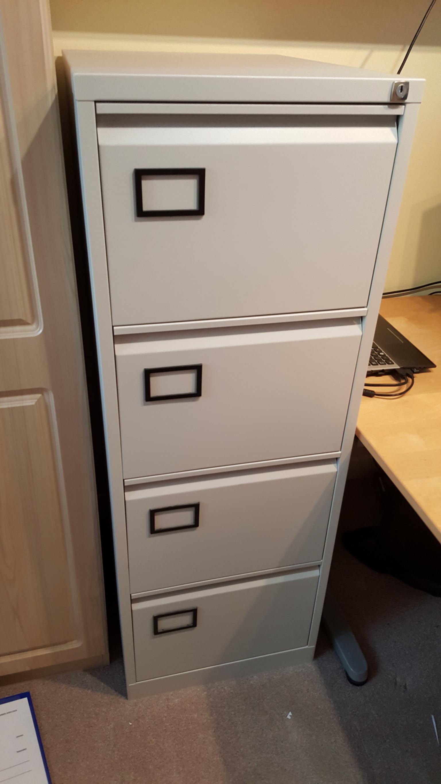 Used Four Drawer Filing Cabinet Without Key In Nottinghamshire Fur