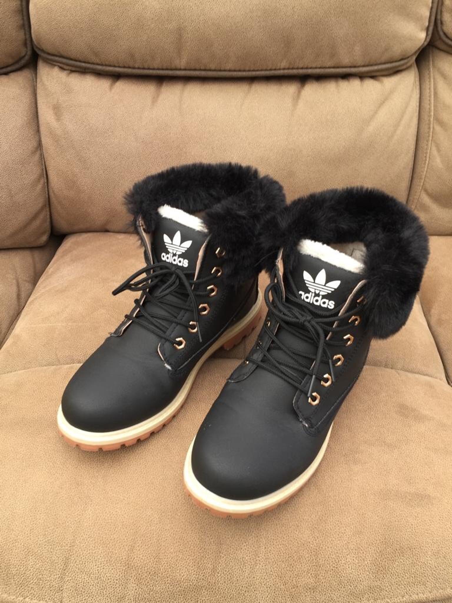 ladies adidas boots with fur