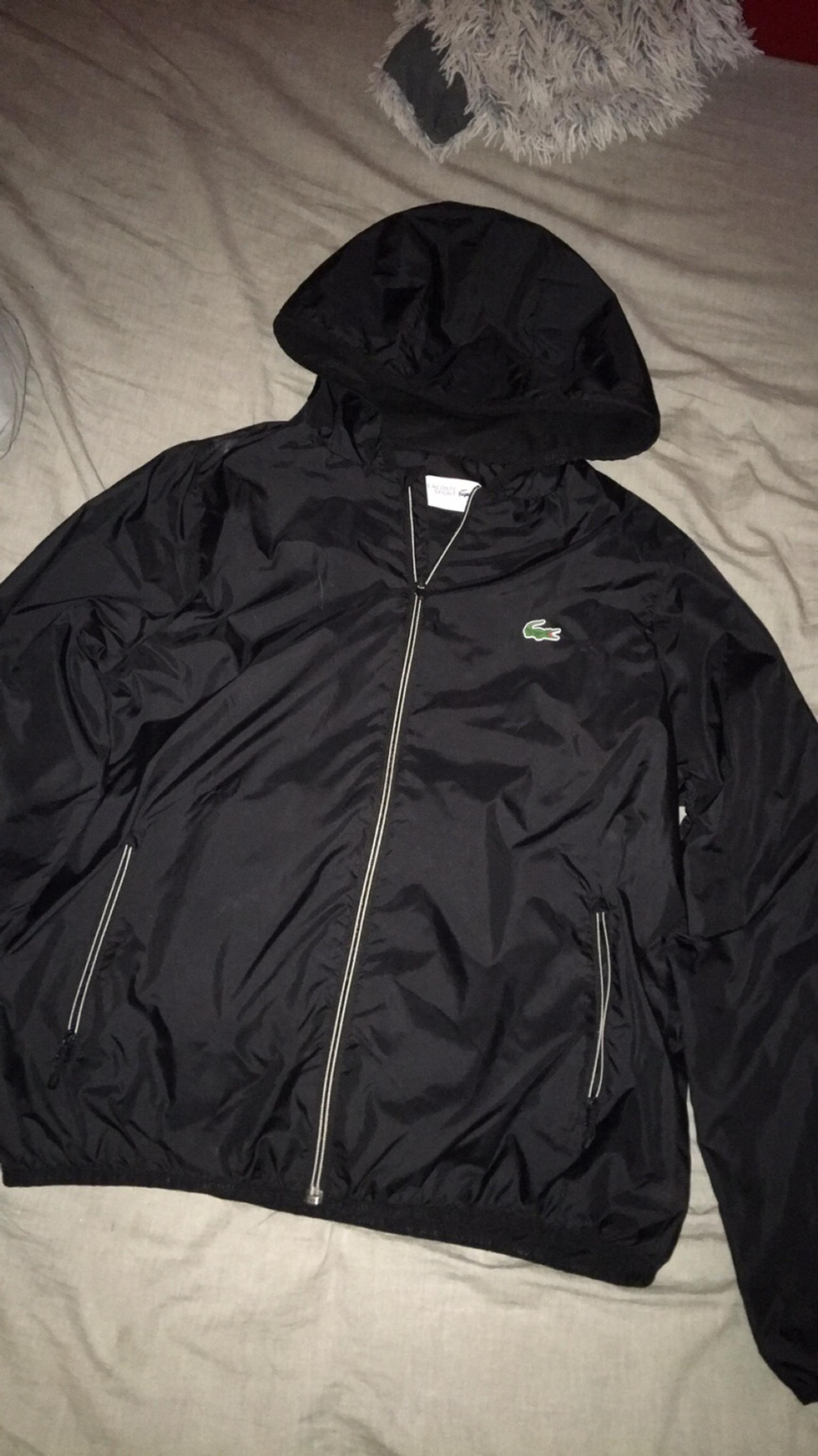 lacoste sport jacket black