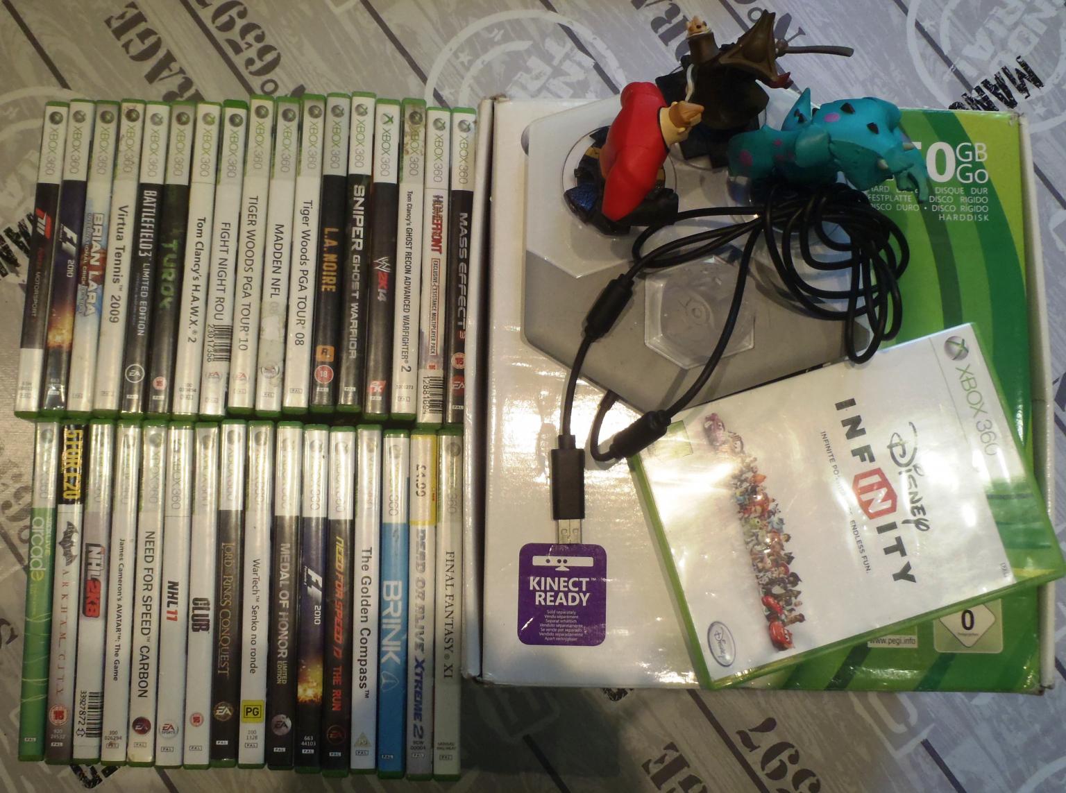 Xbox 360 360 Slim 250gb And Over 34 Games In 32049 Herford For