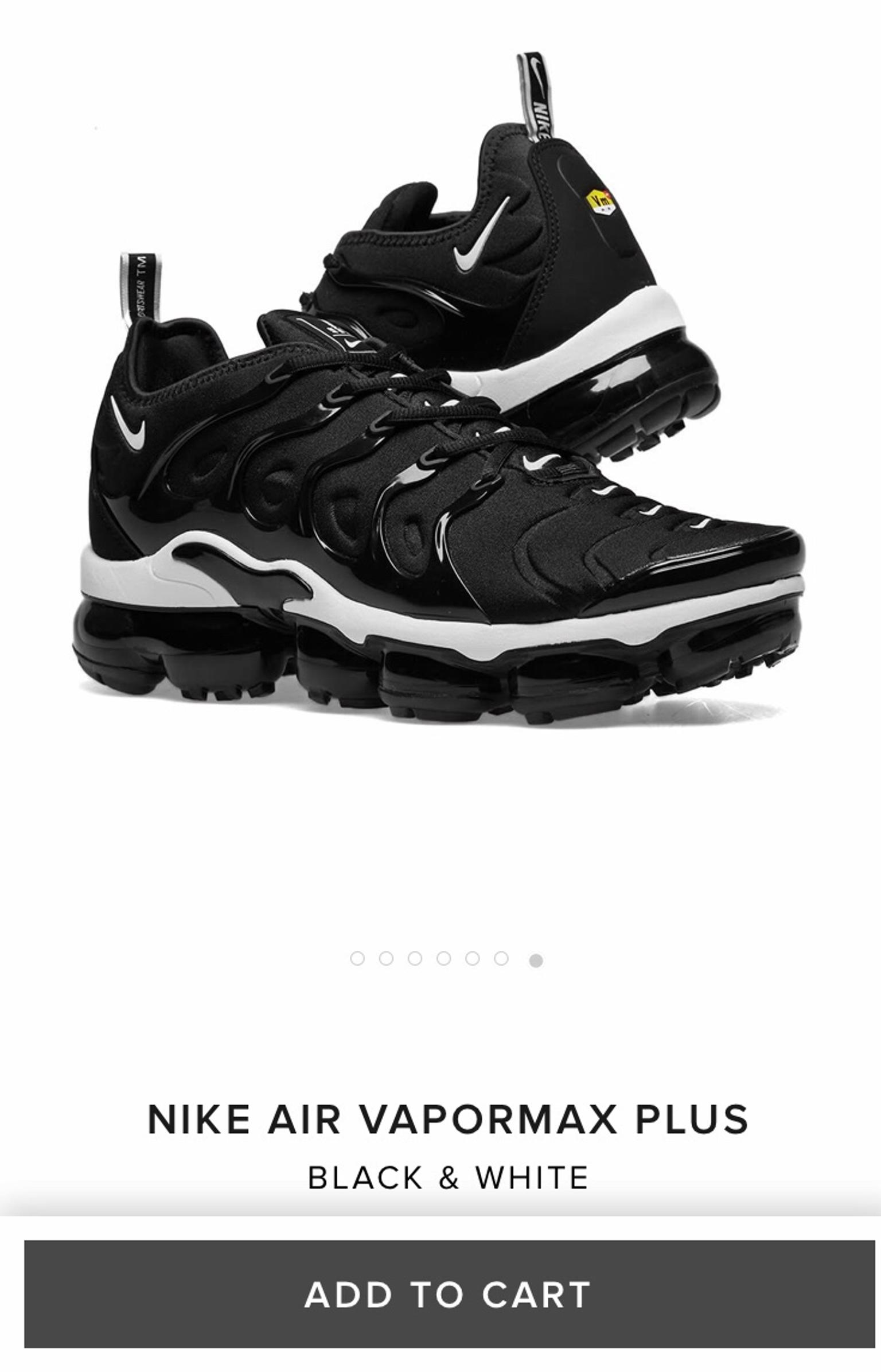Nike vapormax plus size 4 in Wigan für 