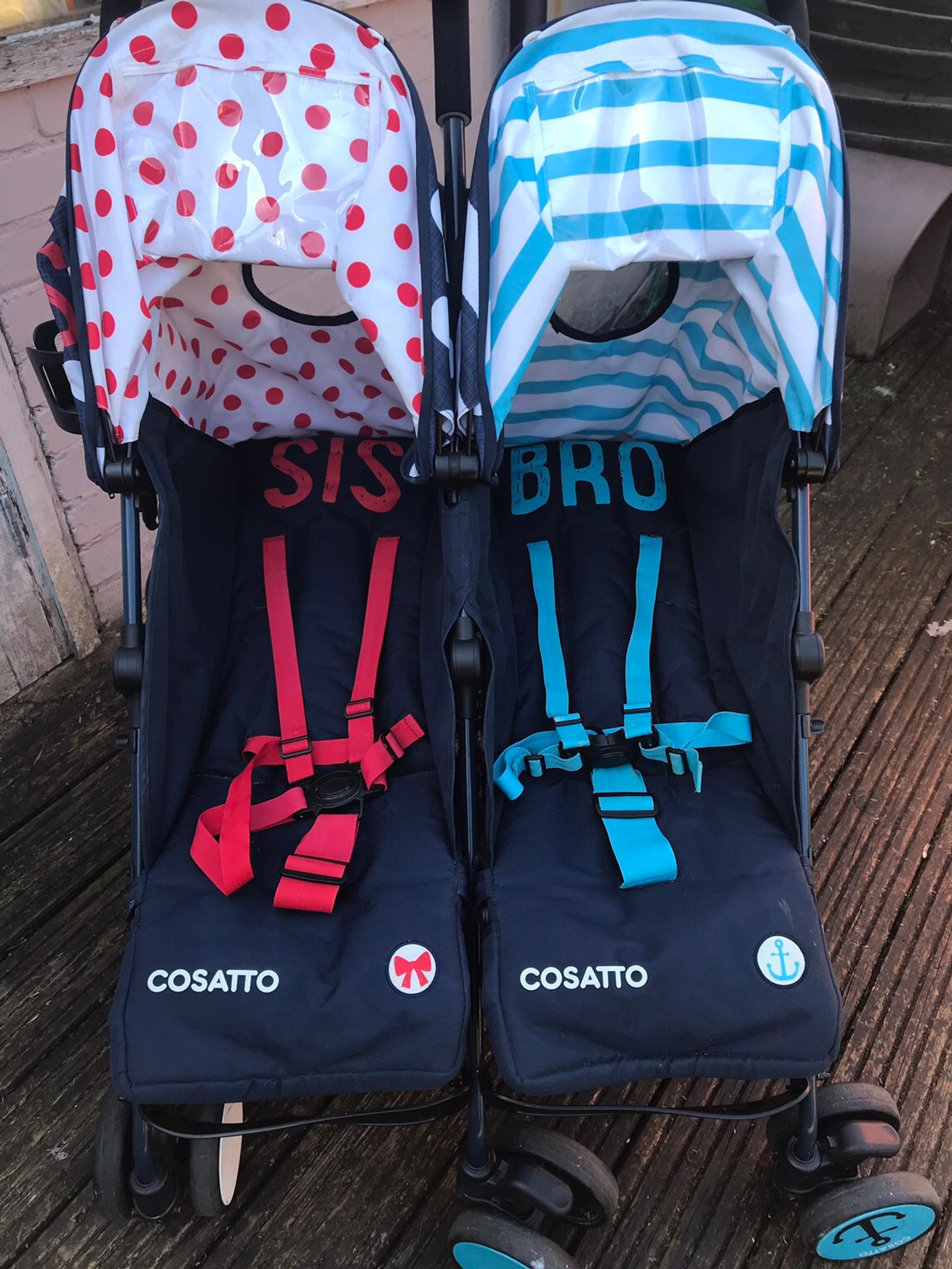 bro and sis stroller