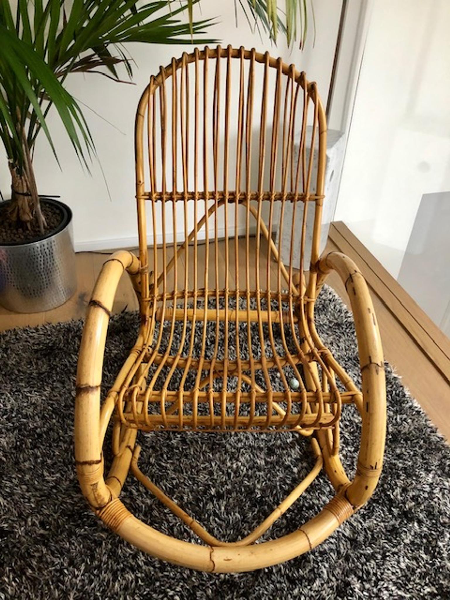 Bent Bamboo Rocking Chair By Franco Albini In Bn7 Lewes Fur 125 00