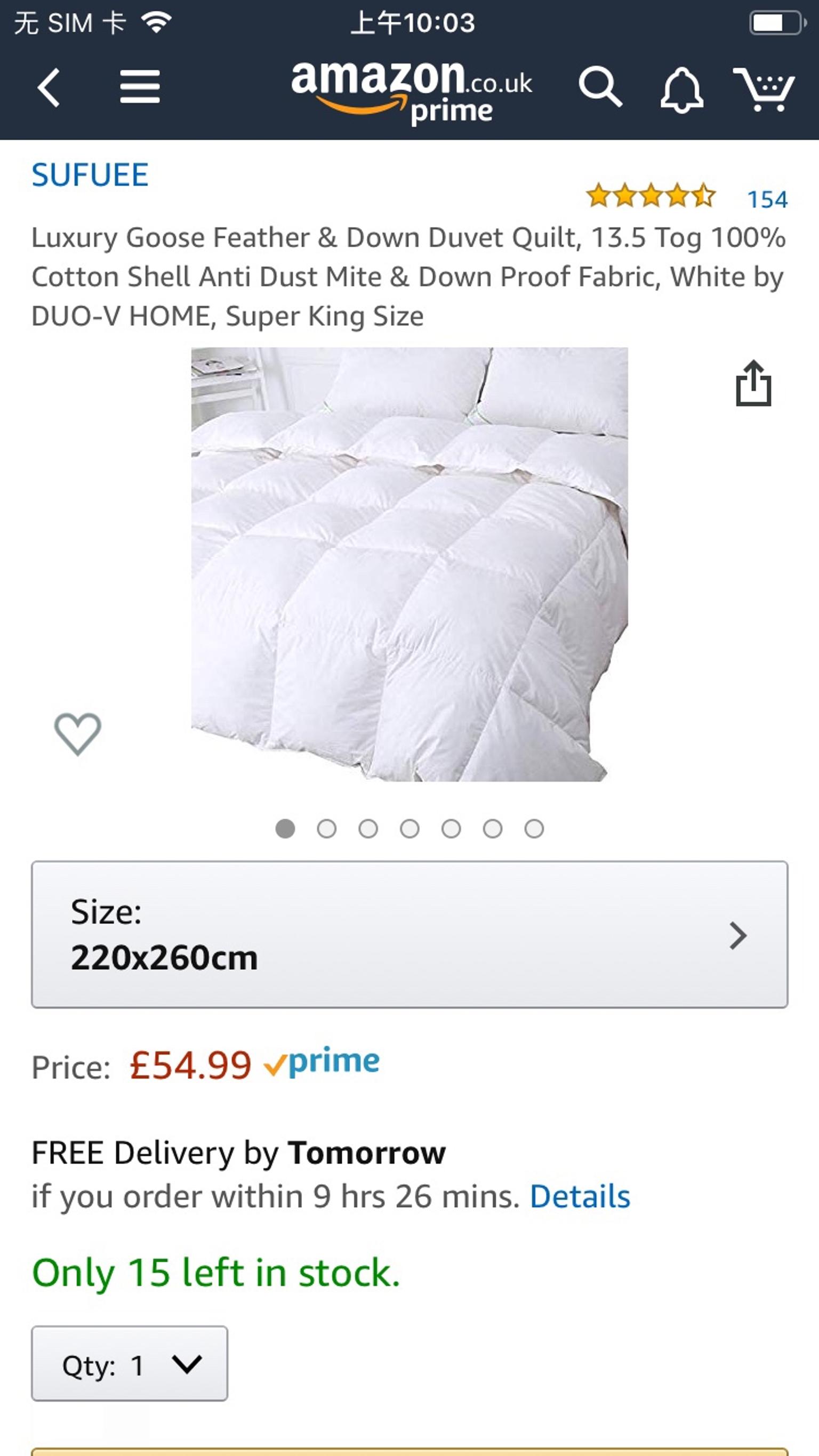 Brand New Goose Feather Down Duvet Quilt In Cv11 Nuneaton And