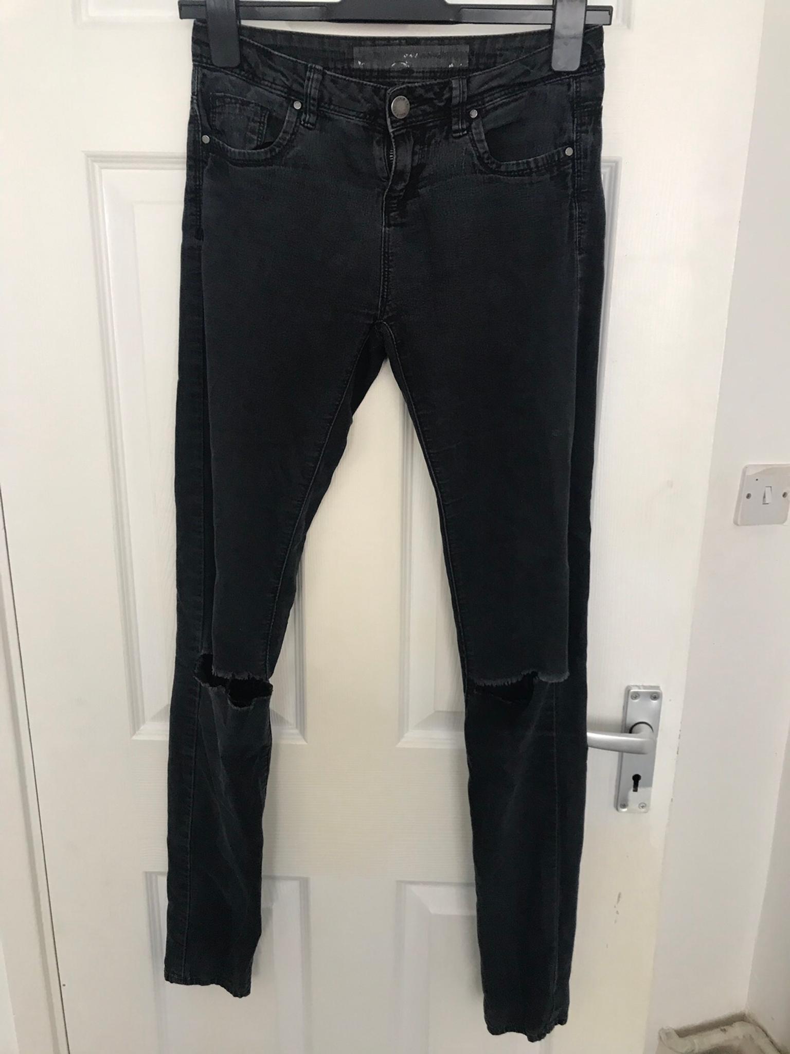 black ripped jeans primark