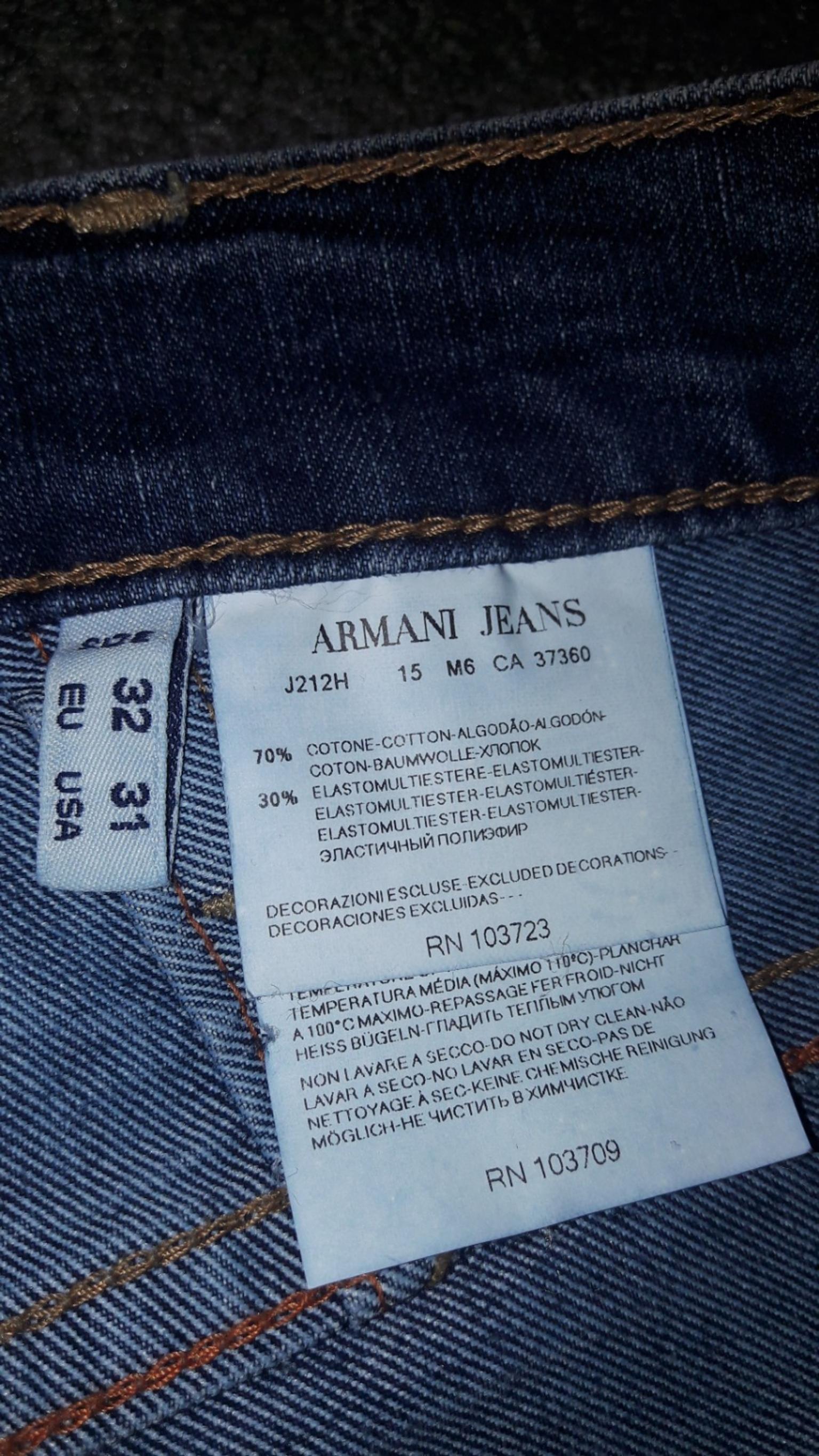 armani jeans rn103723