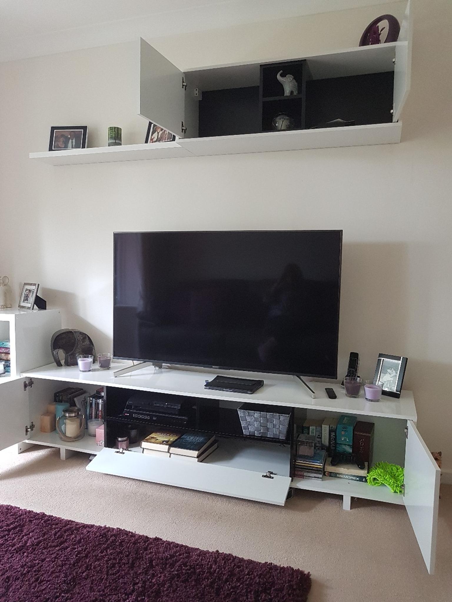 Tv Unit And Wall Cabinet With Shelf In B90 Solihull Fur 120 00