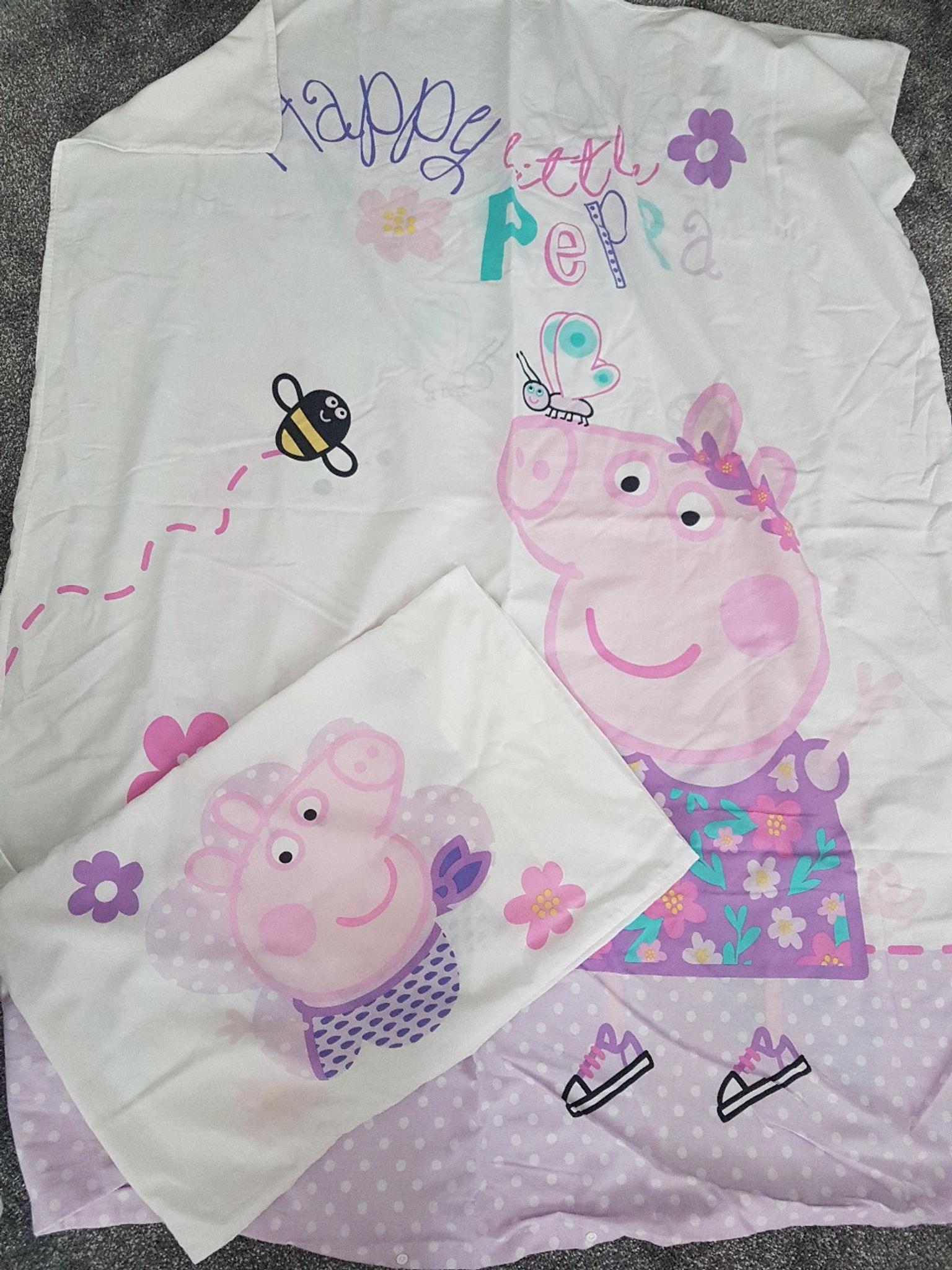 Peppa Toddler Bed Duvet Set Quilt In L13 Liverpool Fur 10 00