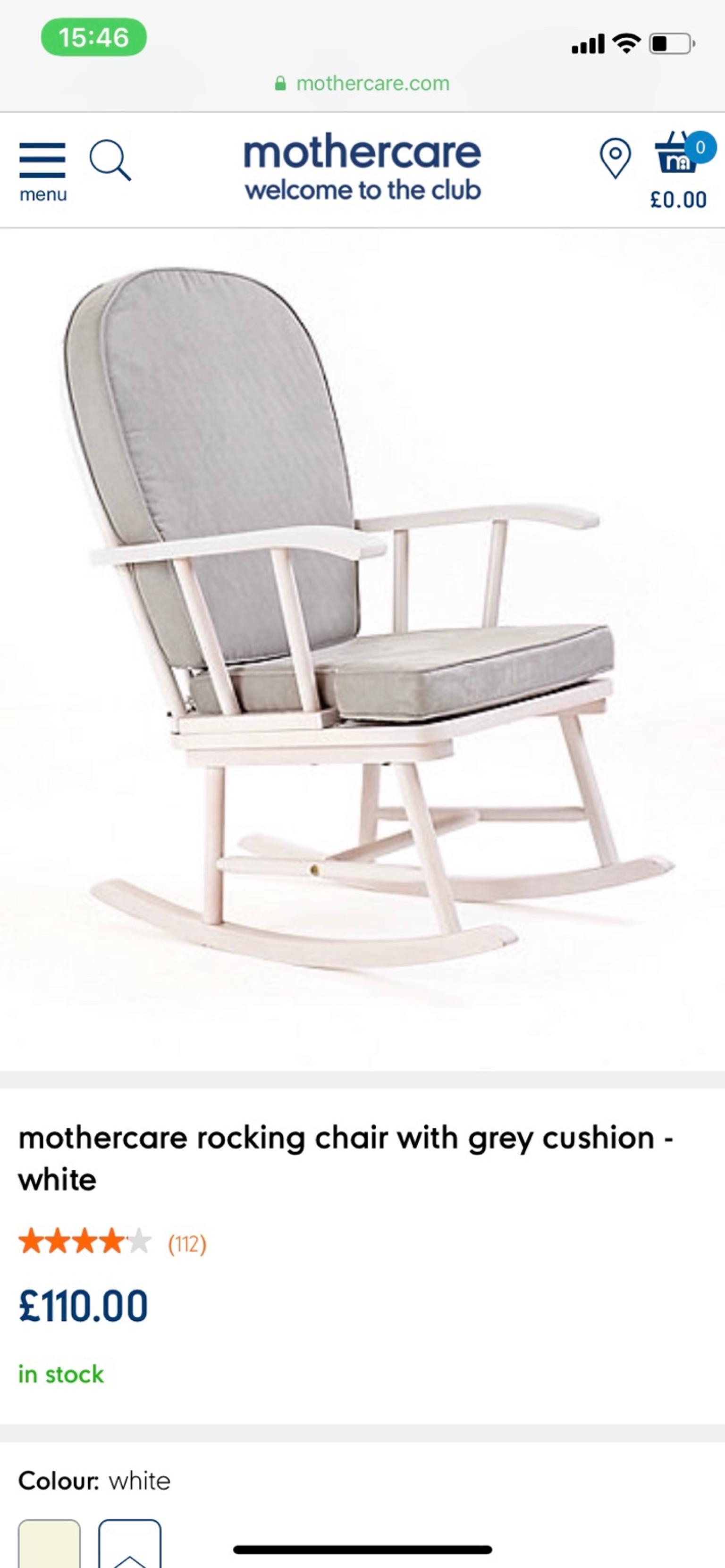 mothercare rocking chair