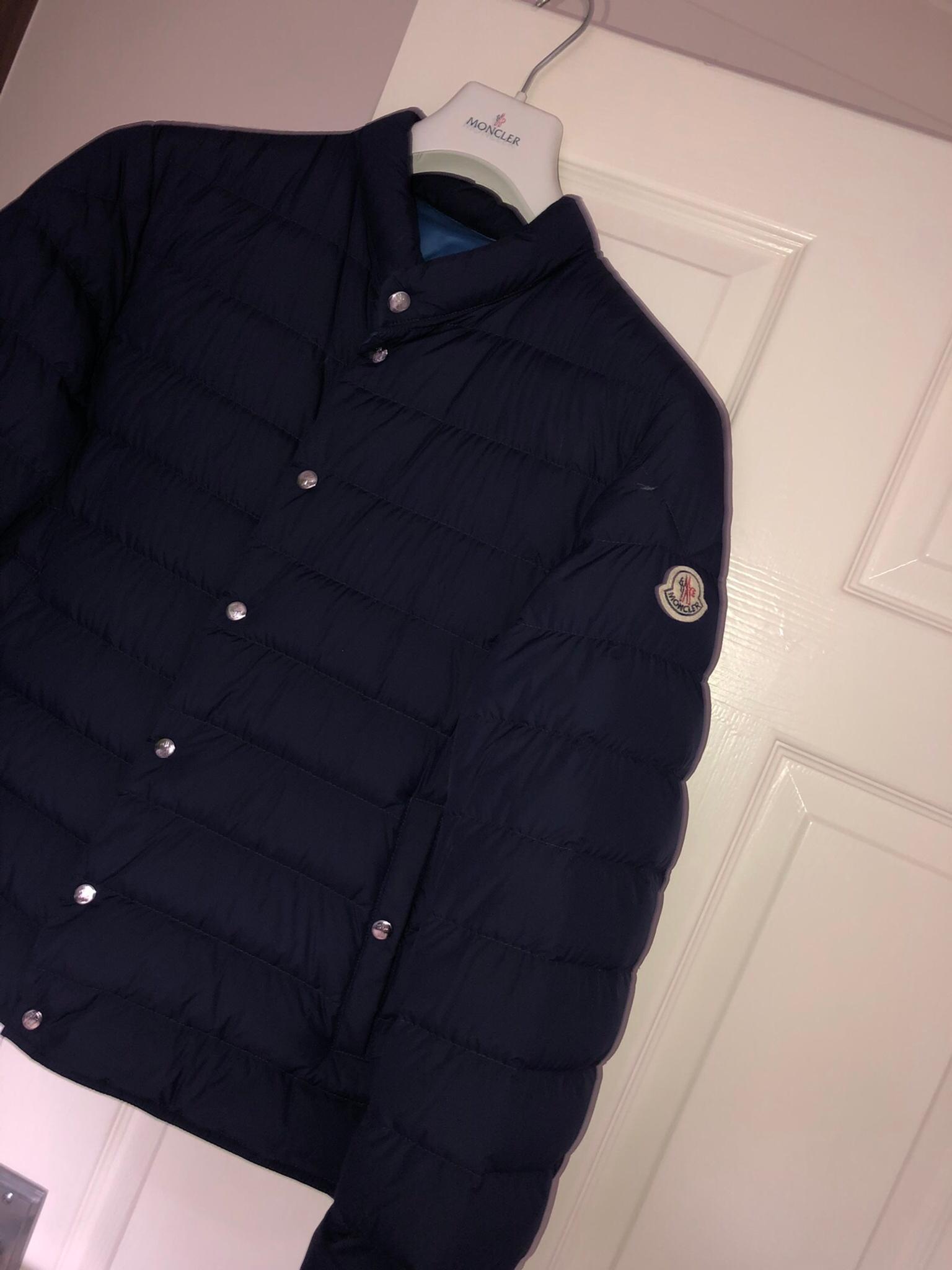 moncler navy blue jacket