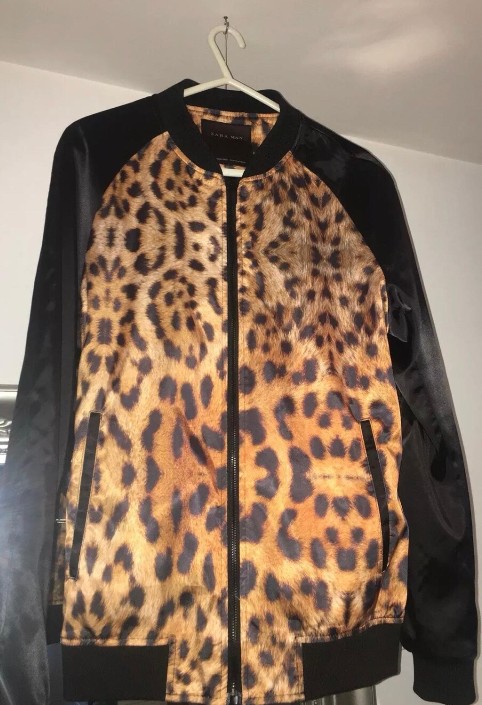 leopard print jacket zara