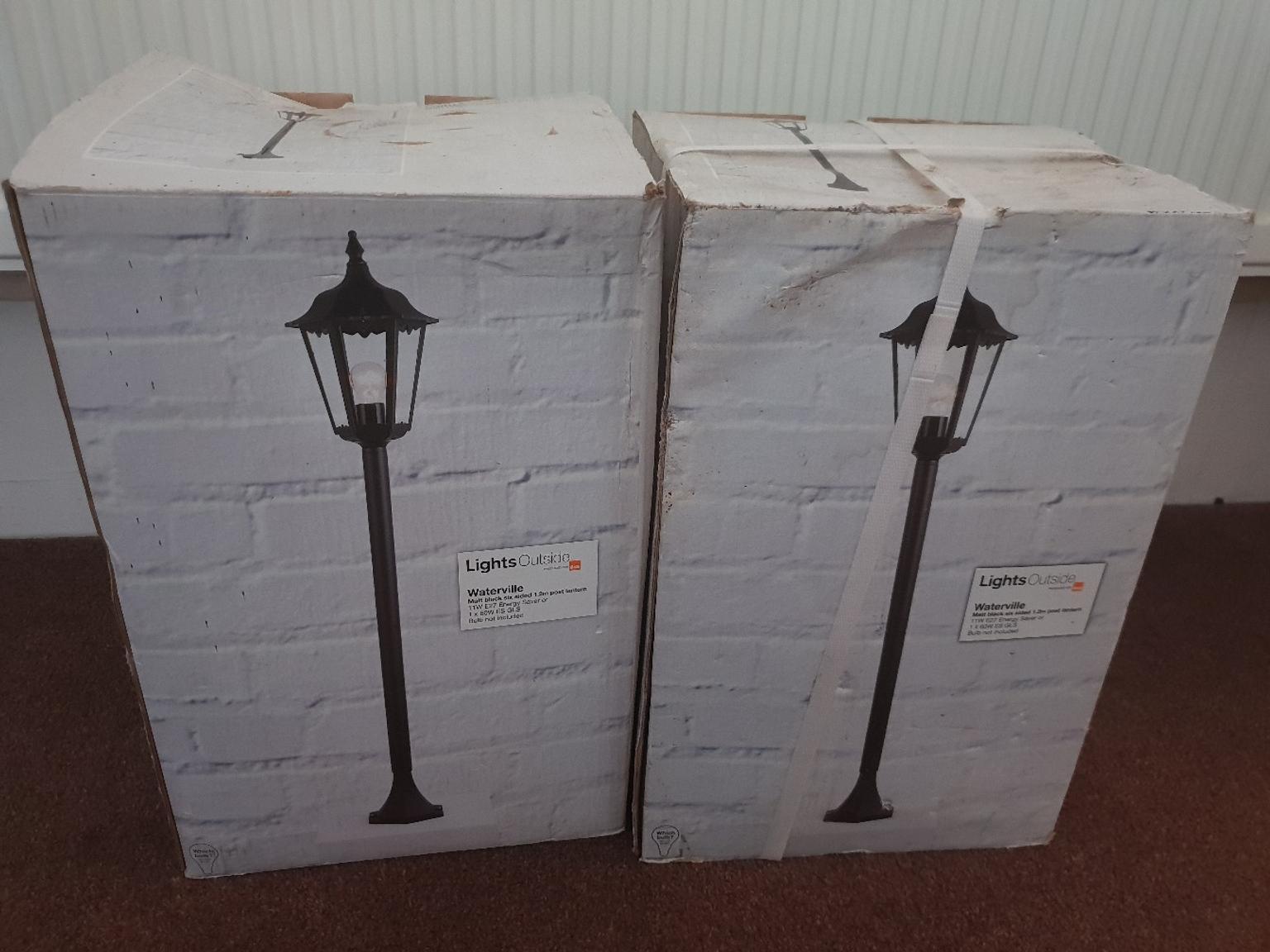 B Q Lantern Outside Lamp Posts Set Of 2 In N16 Hackney For