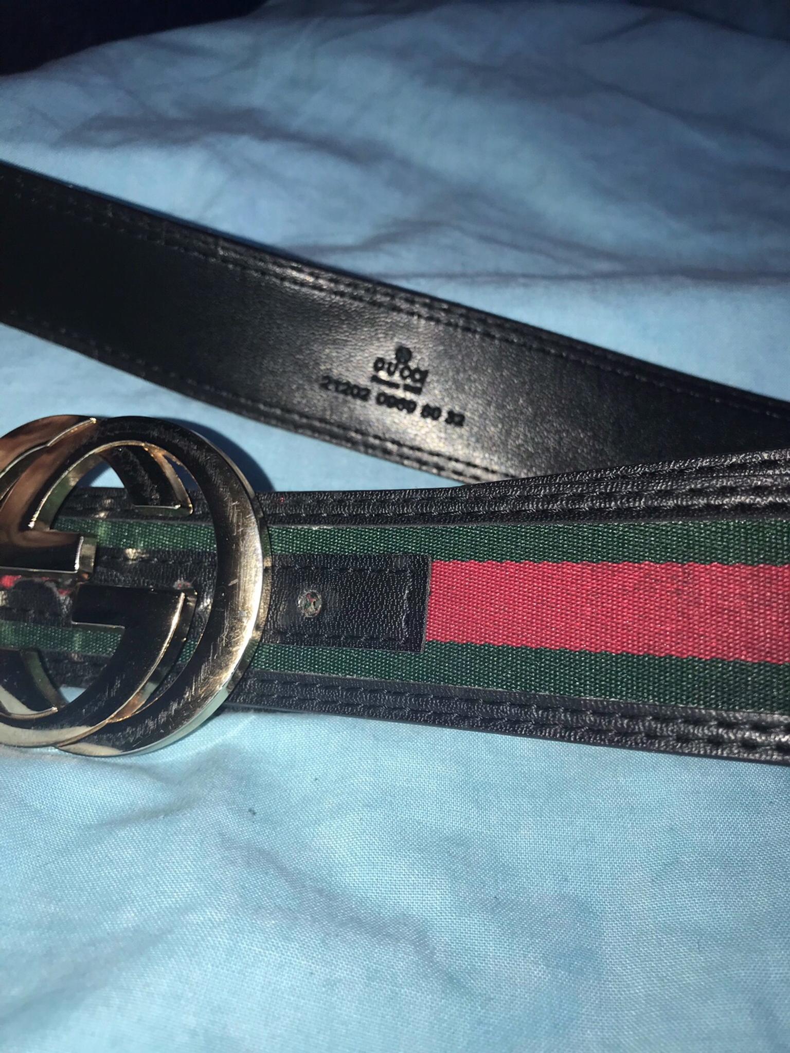 where is the serial number on gucci belt