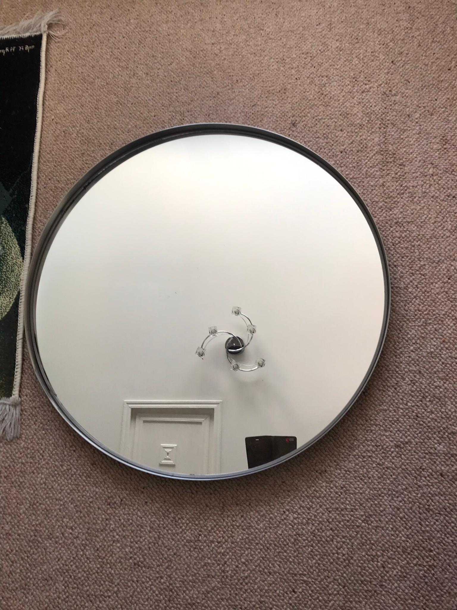 Large Ikea Round Mirror Silver Metal In Pe7 Huntingdonshire For 10 00 For Sale Shpock