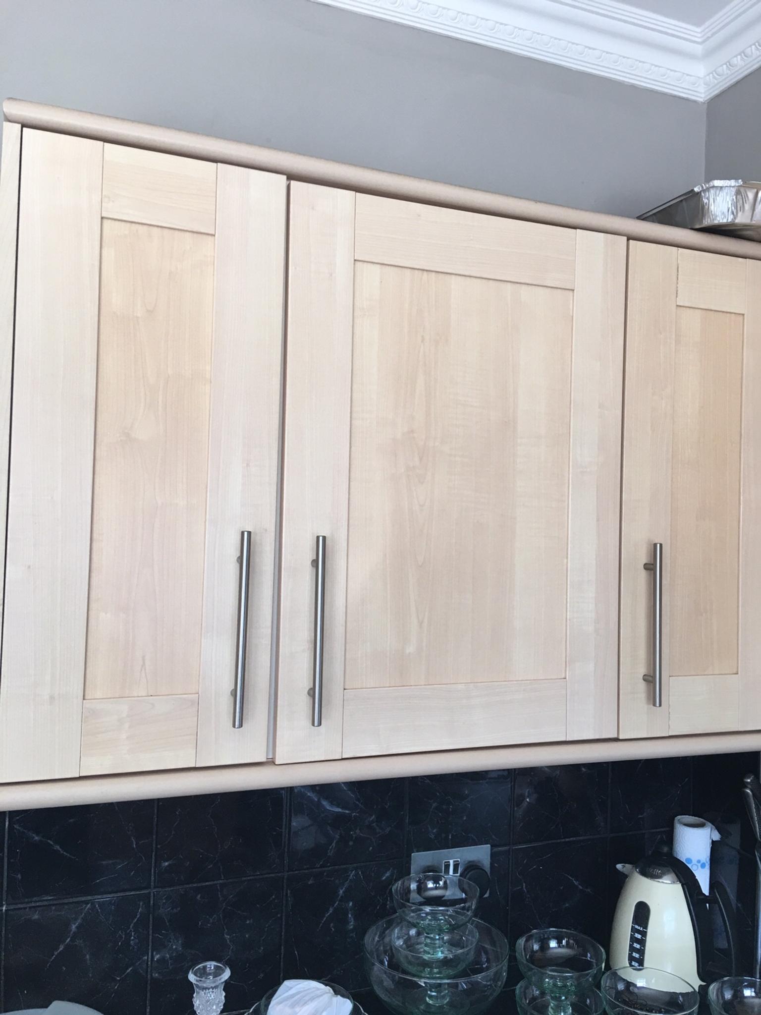 Light Beach Kitchen Cabinet Doors Free In Ig3 London For Free