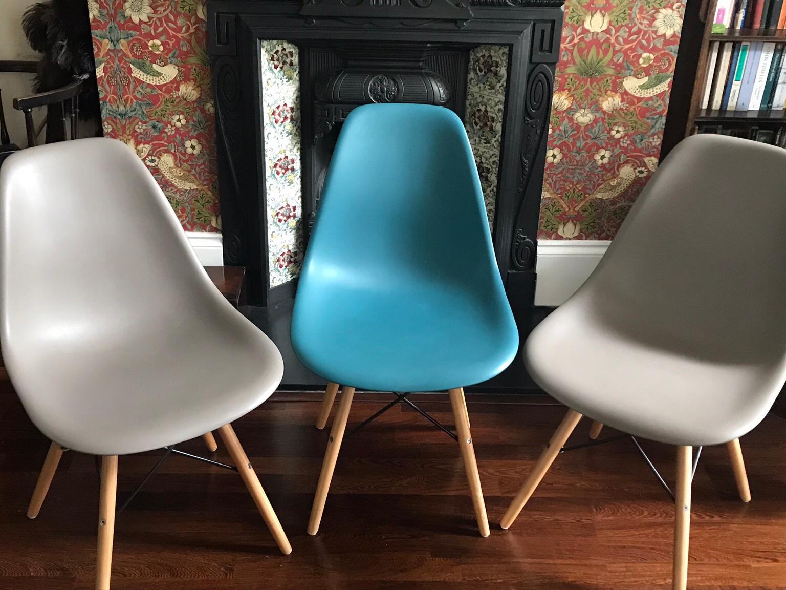 Dwell Chairs 4 2 Grey 2 Turquoise In Ig1 London Fur 80 00 Zum