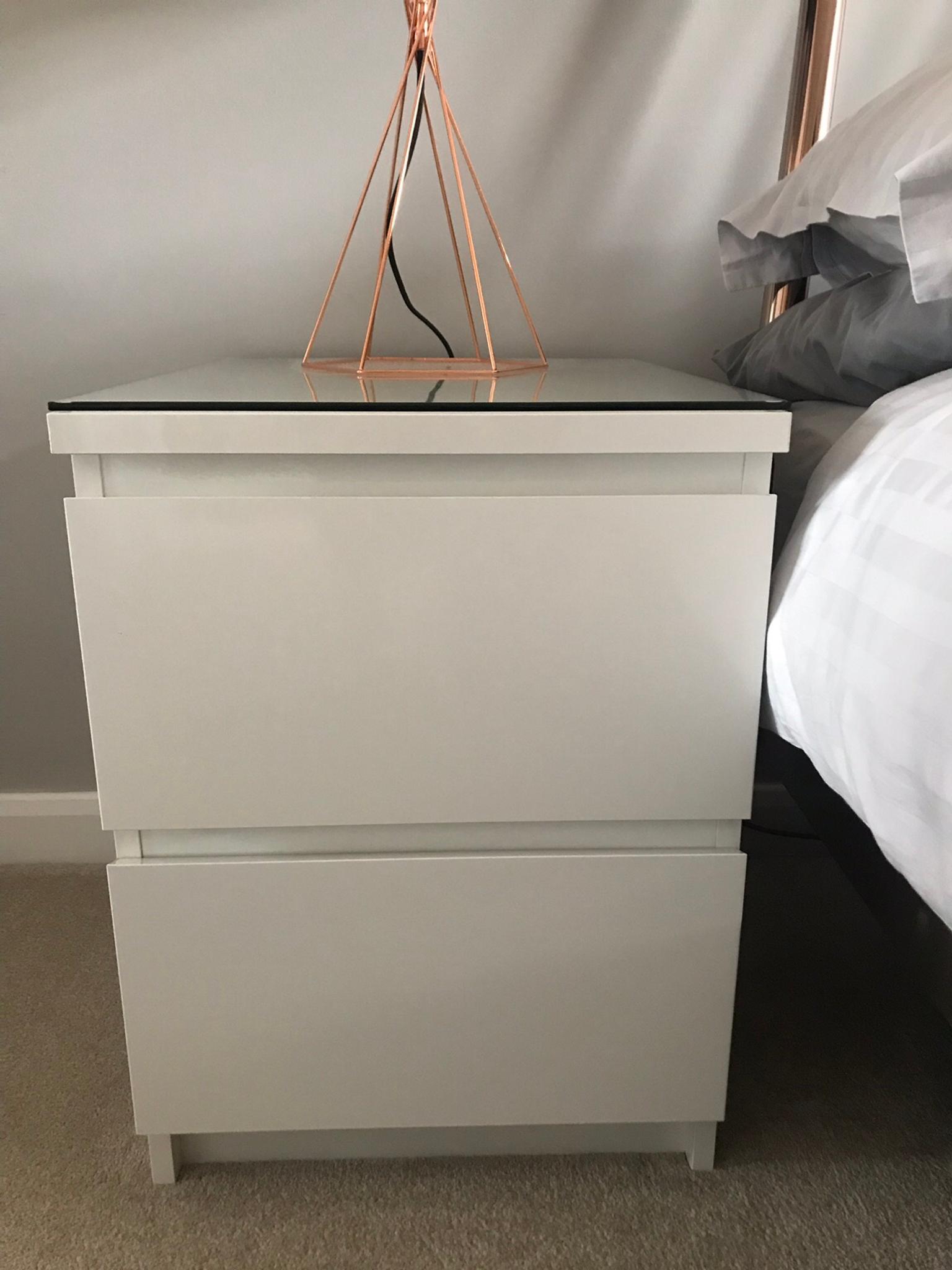 Ikea Malm White High Gloss Bedroom Furniture In Cv11 Hinckley And