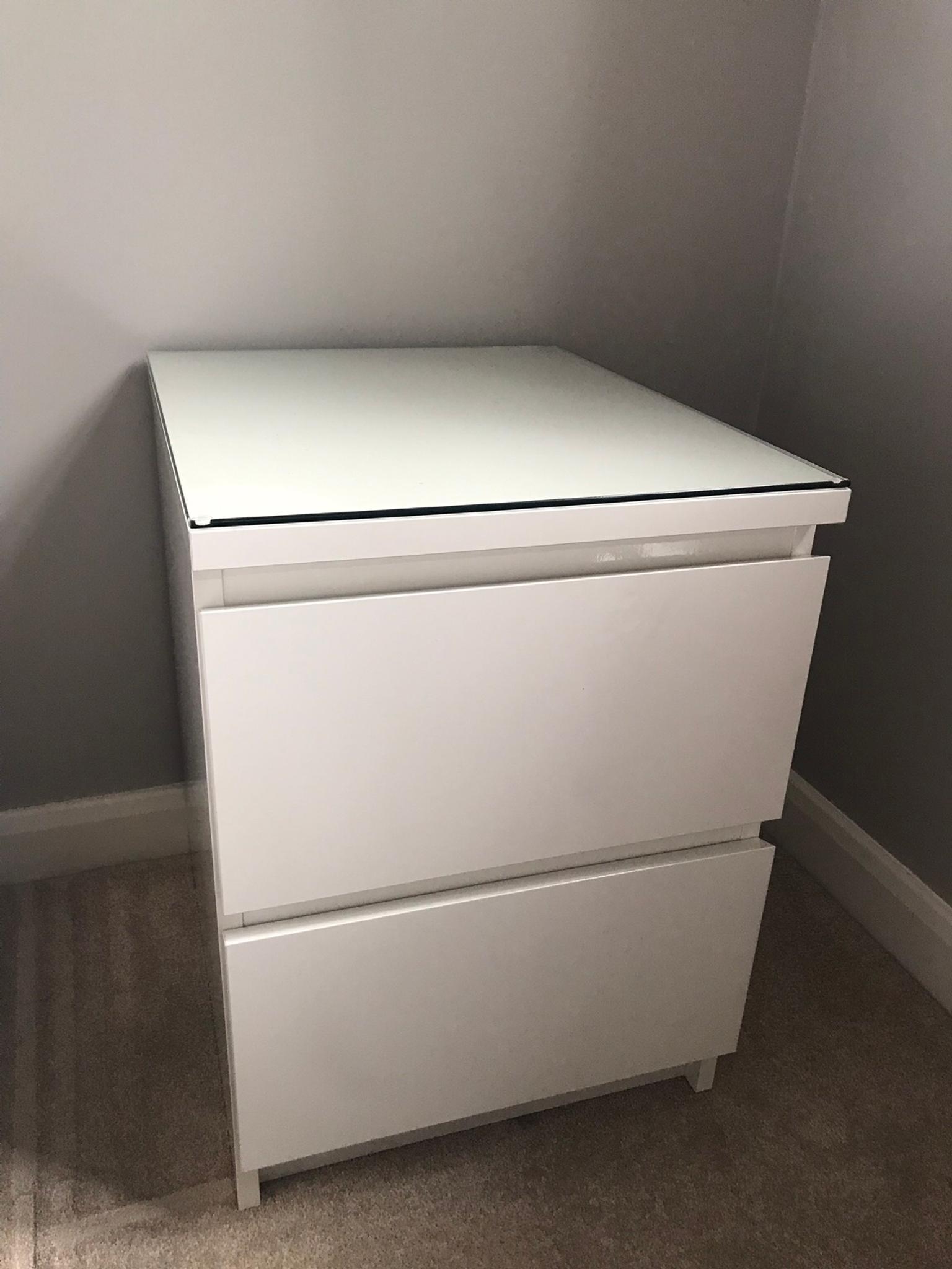 Ikea Malm White High Gloss Bedroom Furniture In Cv11 Hinckley And