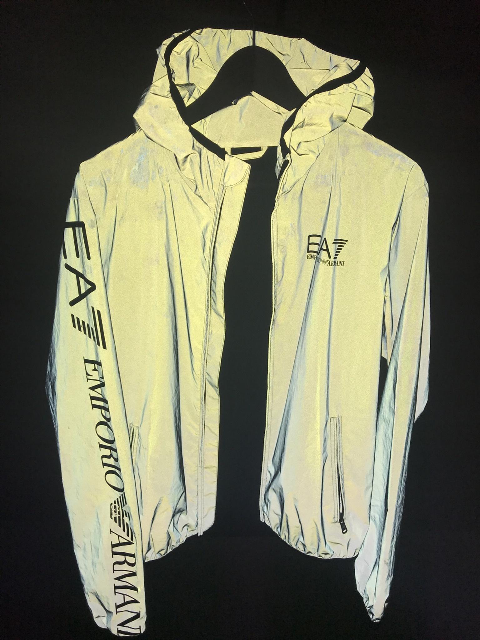 Reflective Armani EA7 Windrunner Jacket 