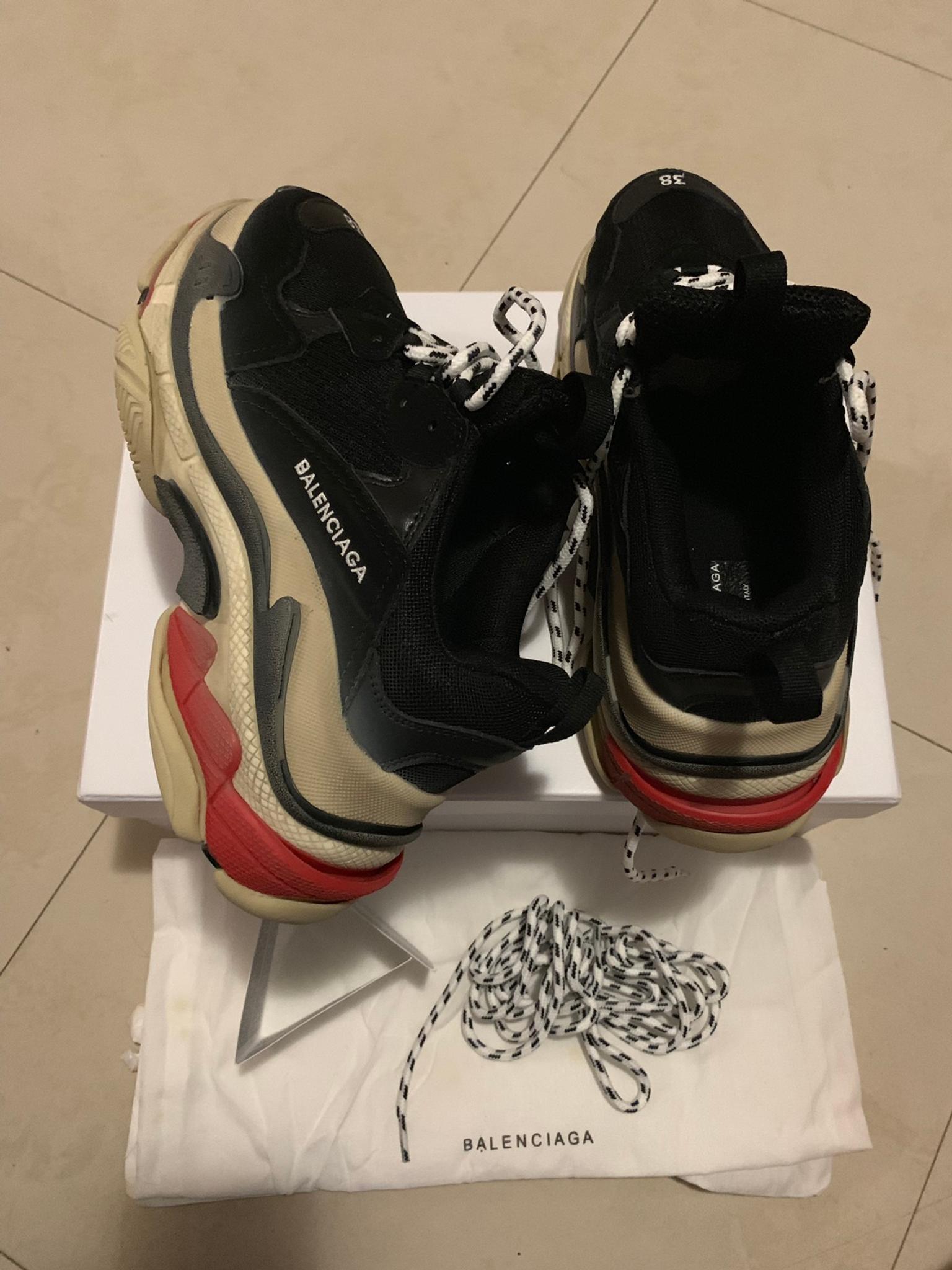 The best Balenciaga Triple S Trainers Green Yellow sneakers