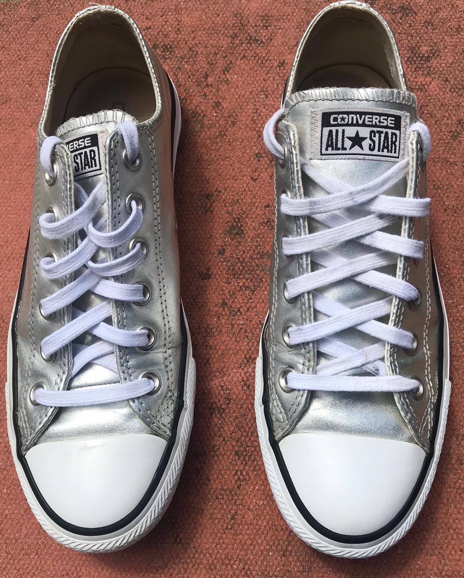 silver metallic converse uk