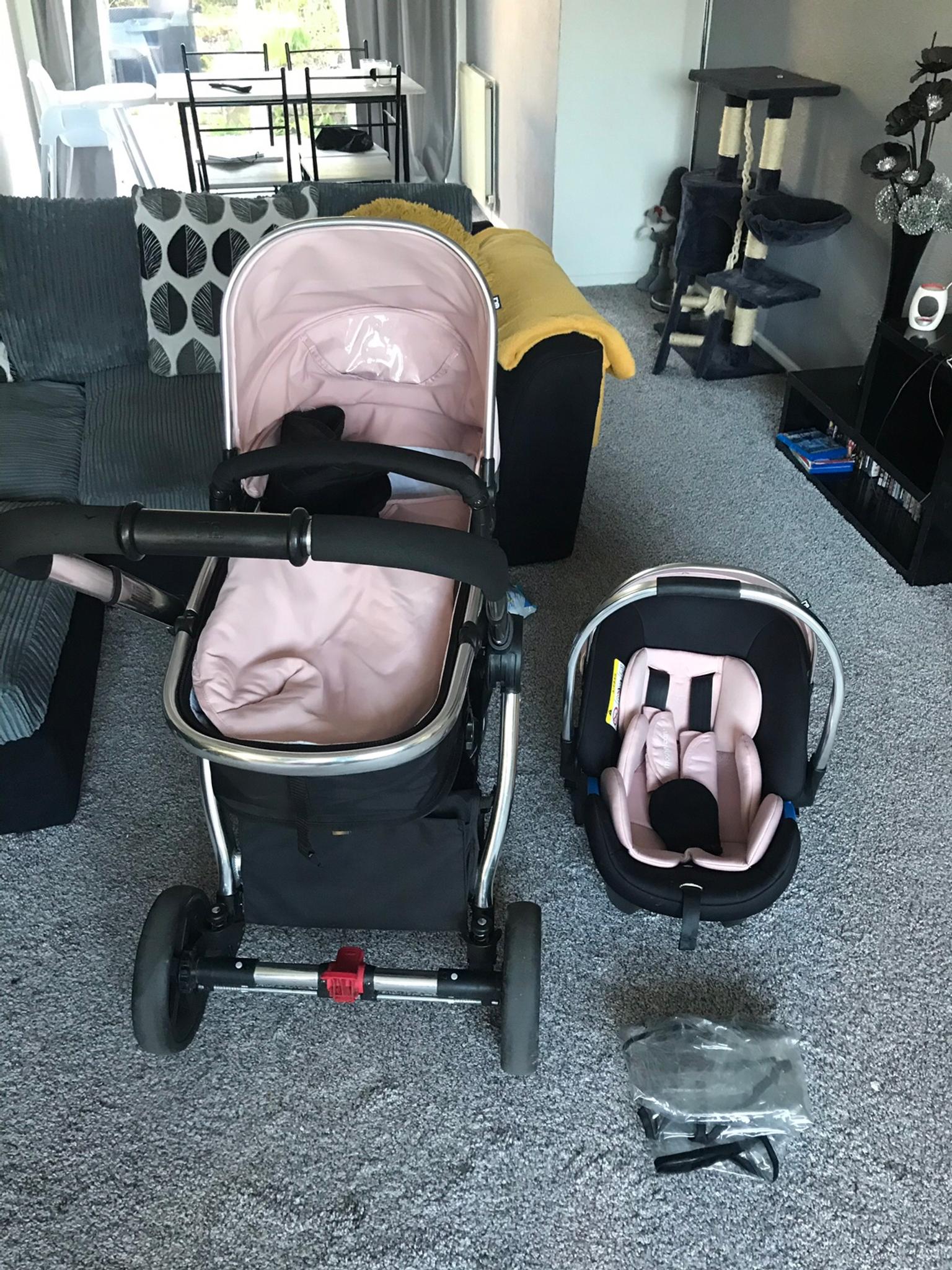 mothercare blush travel system