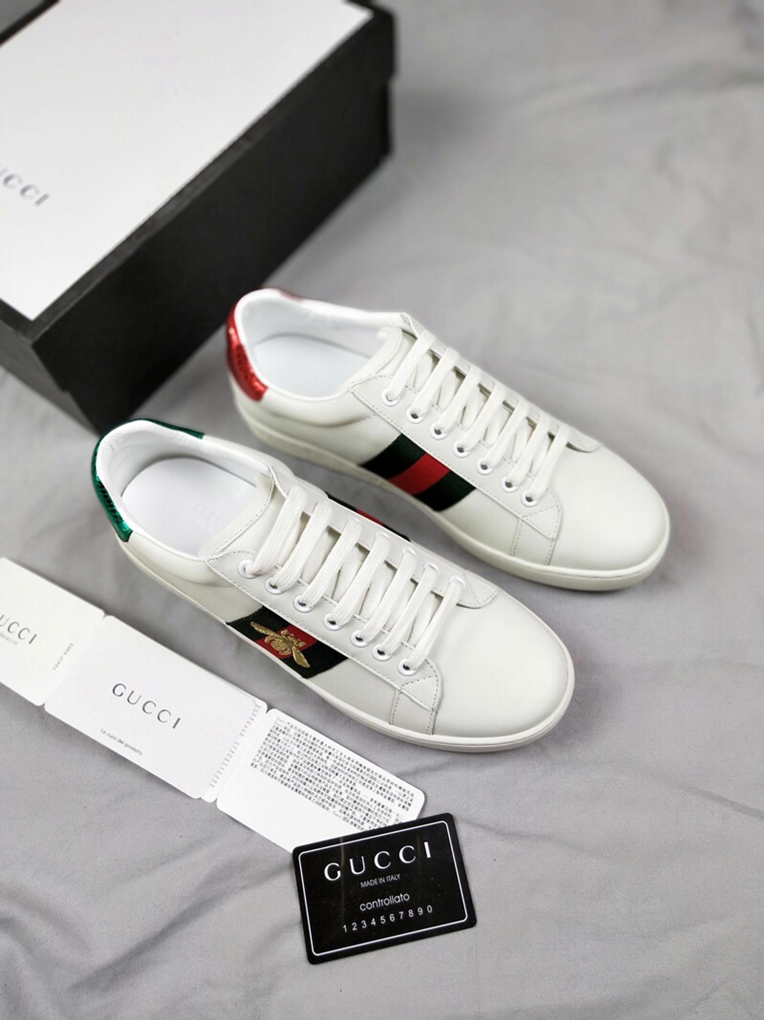 gucci bee trainers sale