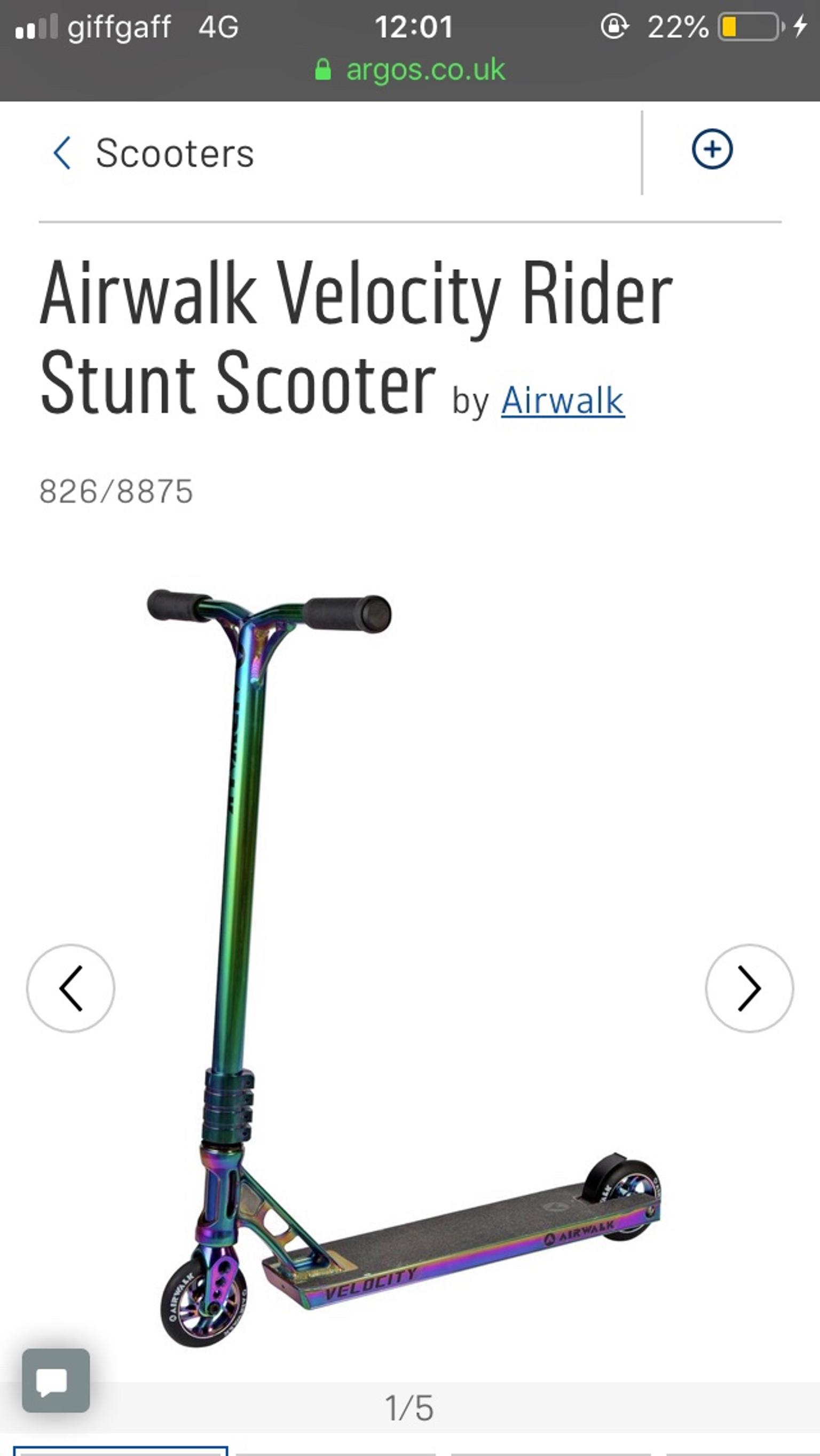 stunt scooters argos