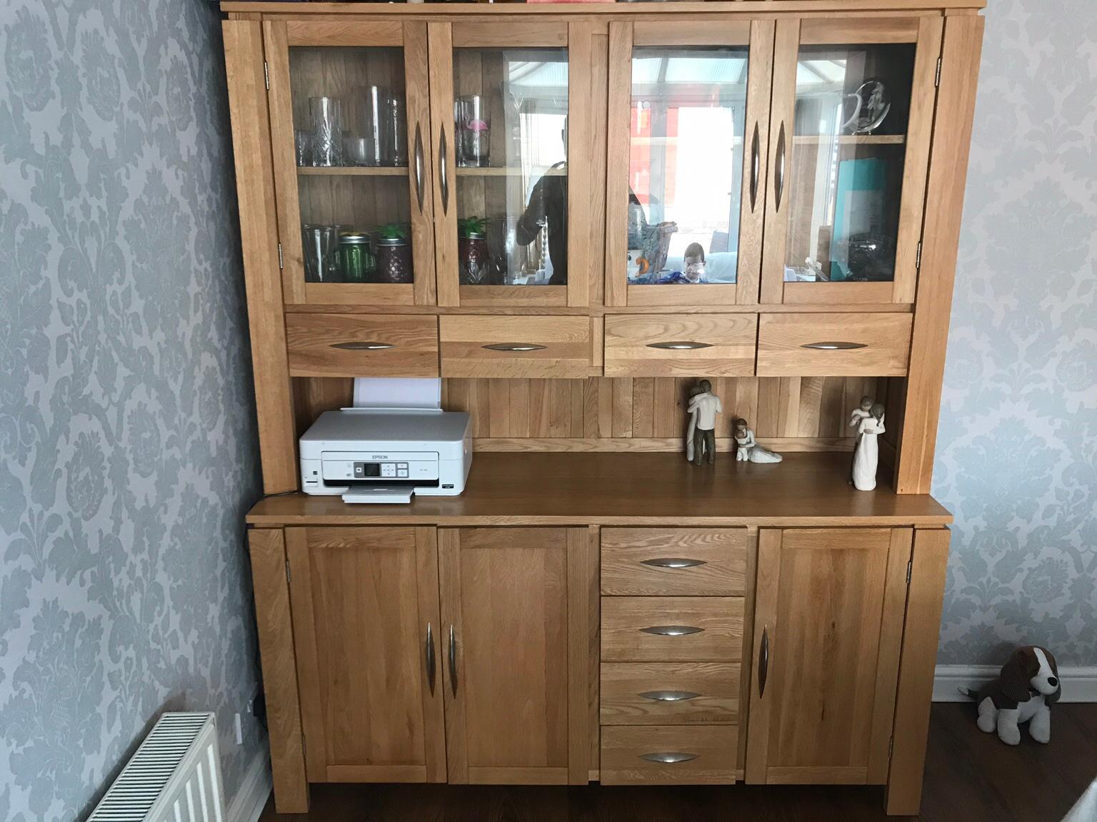 Galway Natural Solid Oak Large Dresser In Ls1 Leeds Fur 125 00