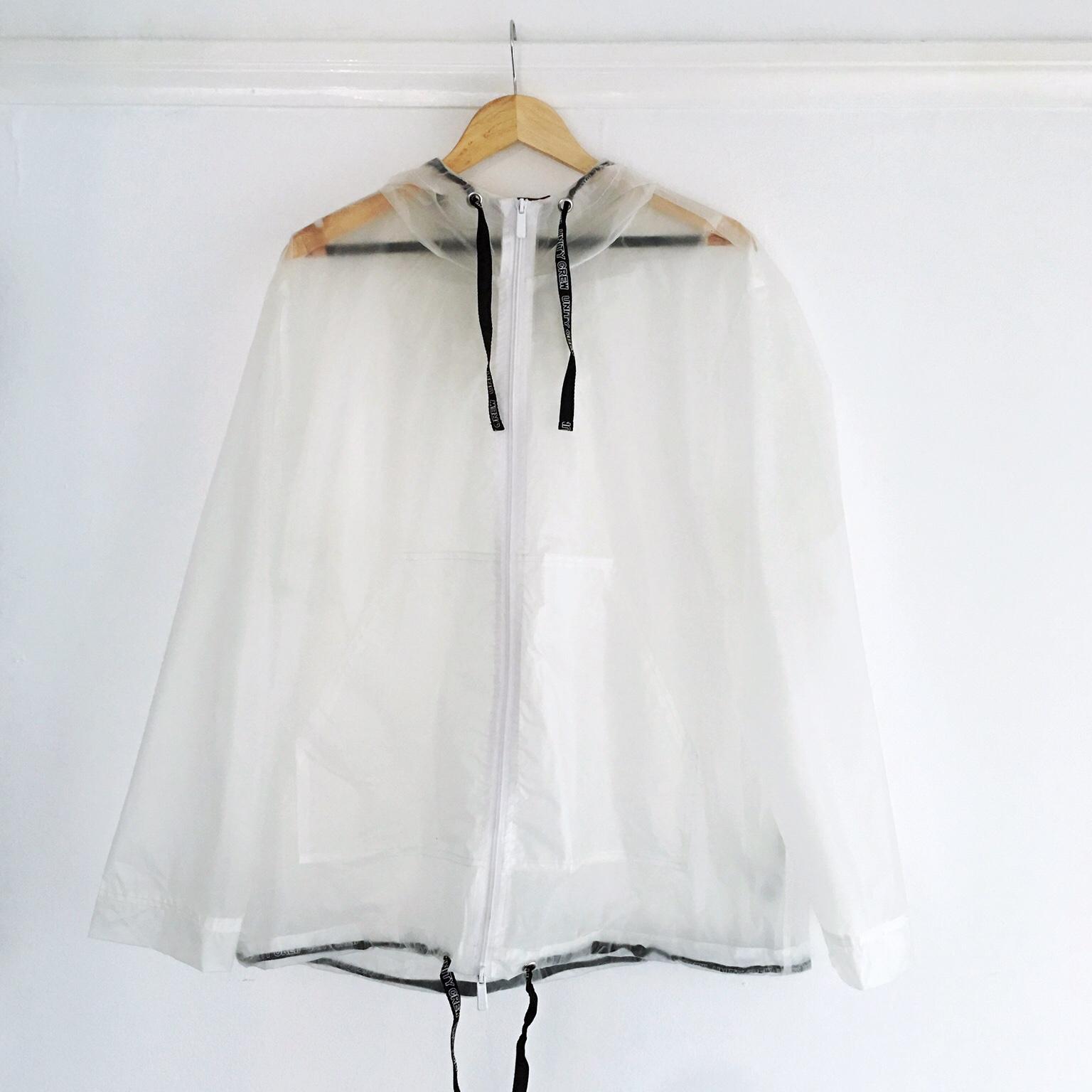 transparent coat zara