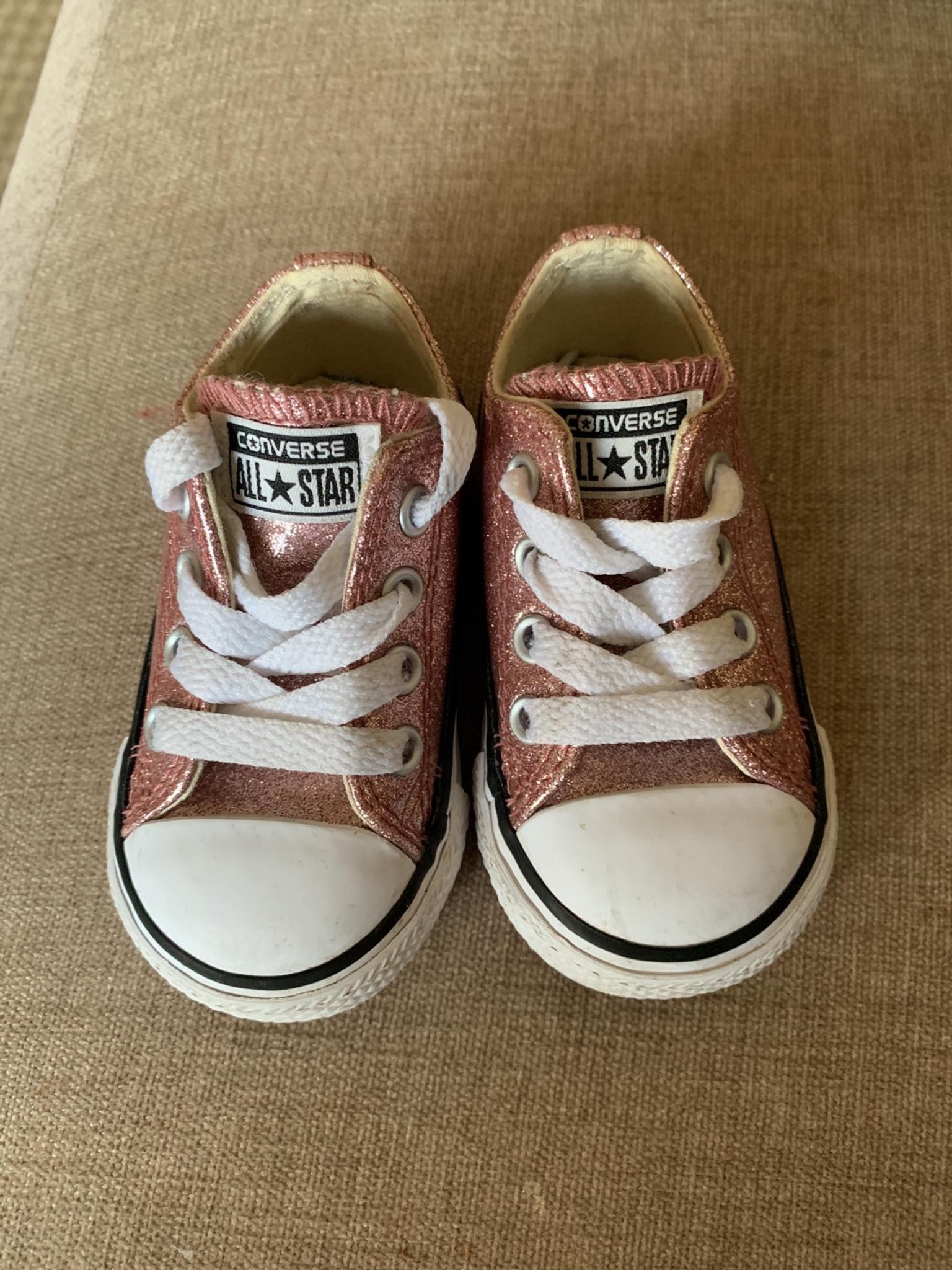 baby converse rose gold