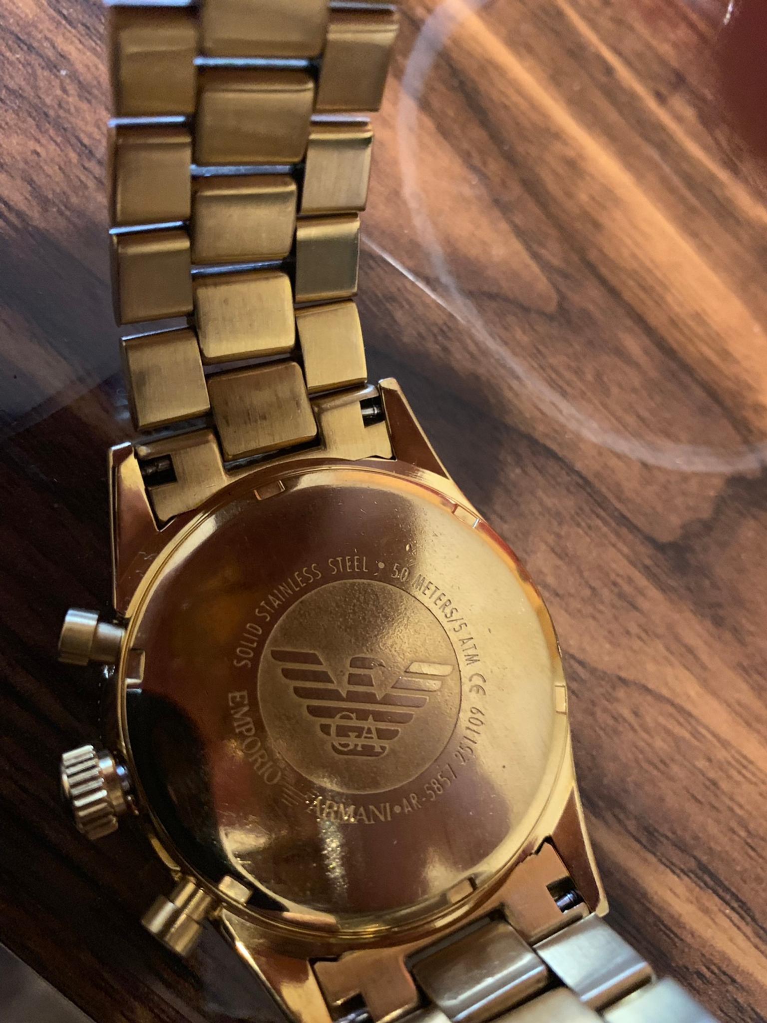 armani 5857 watch