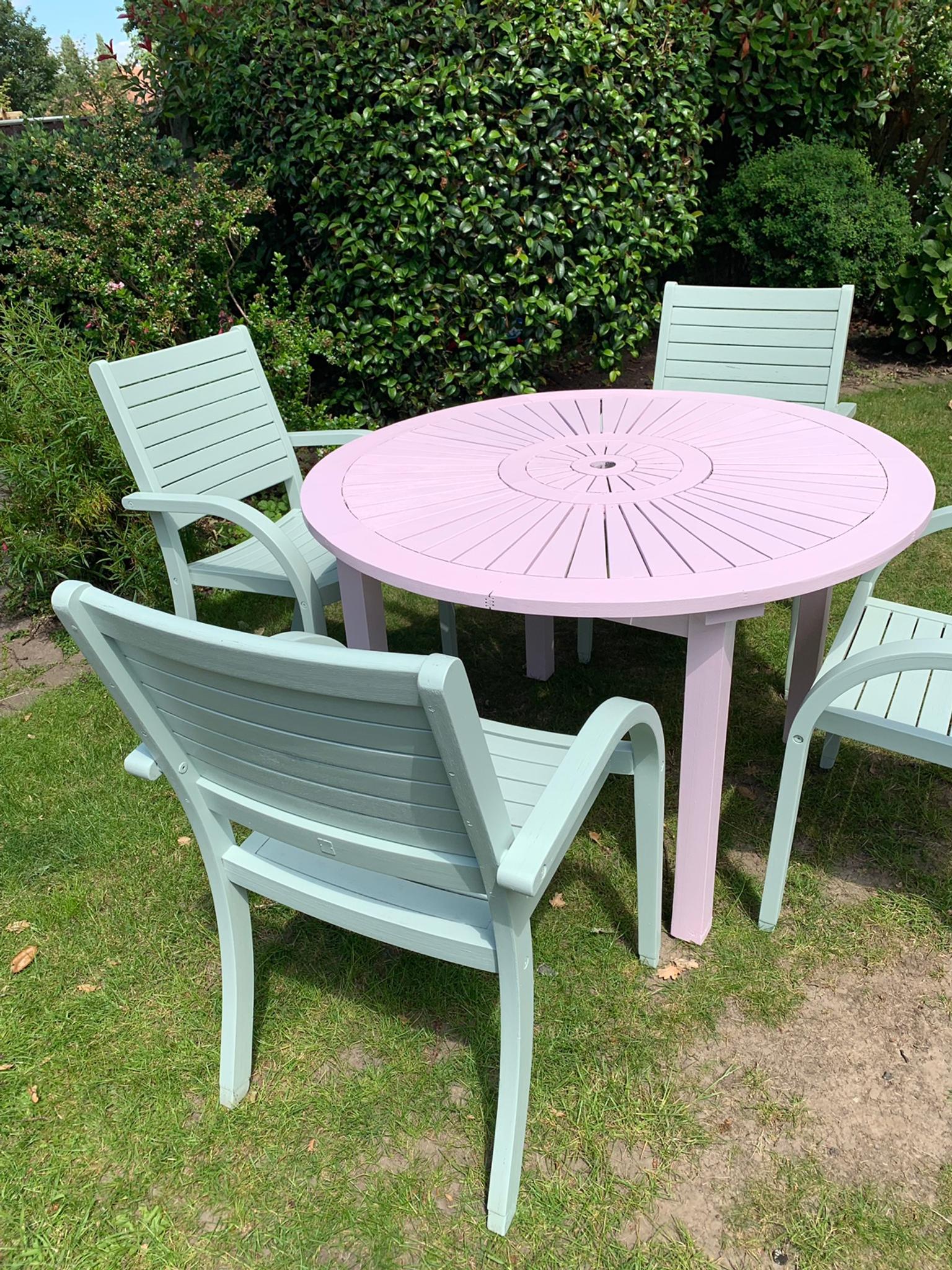 Outdoor Wooden Table And 4 Chairs In B90 Solihull Fur 65 00 Zum