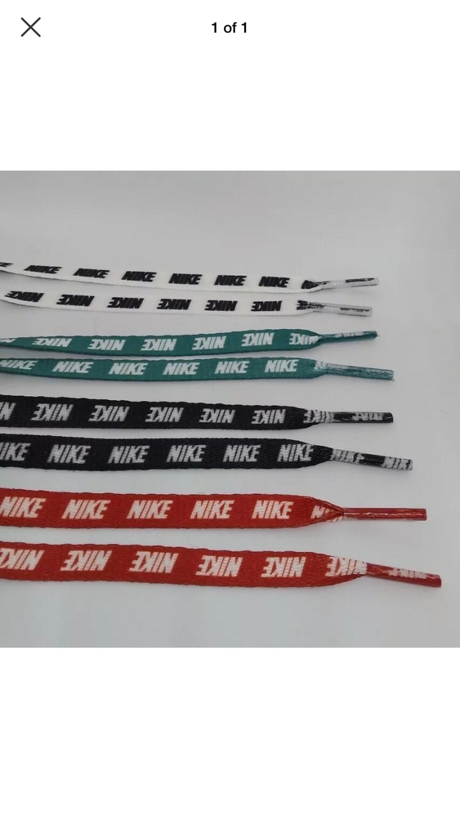 nike laces with logo