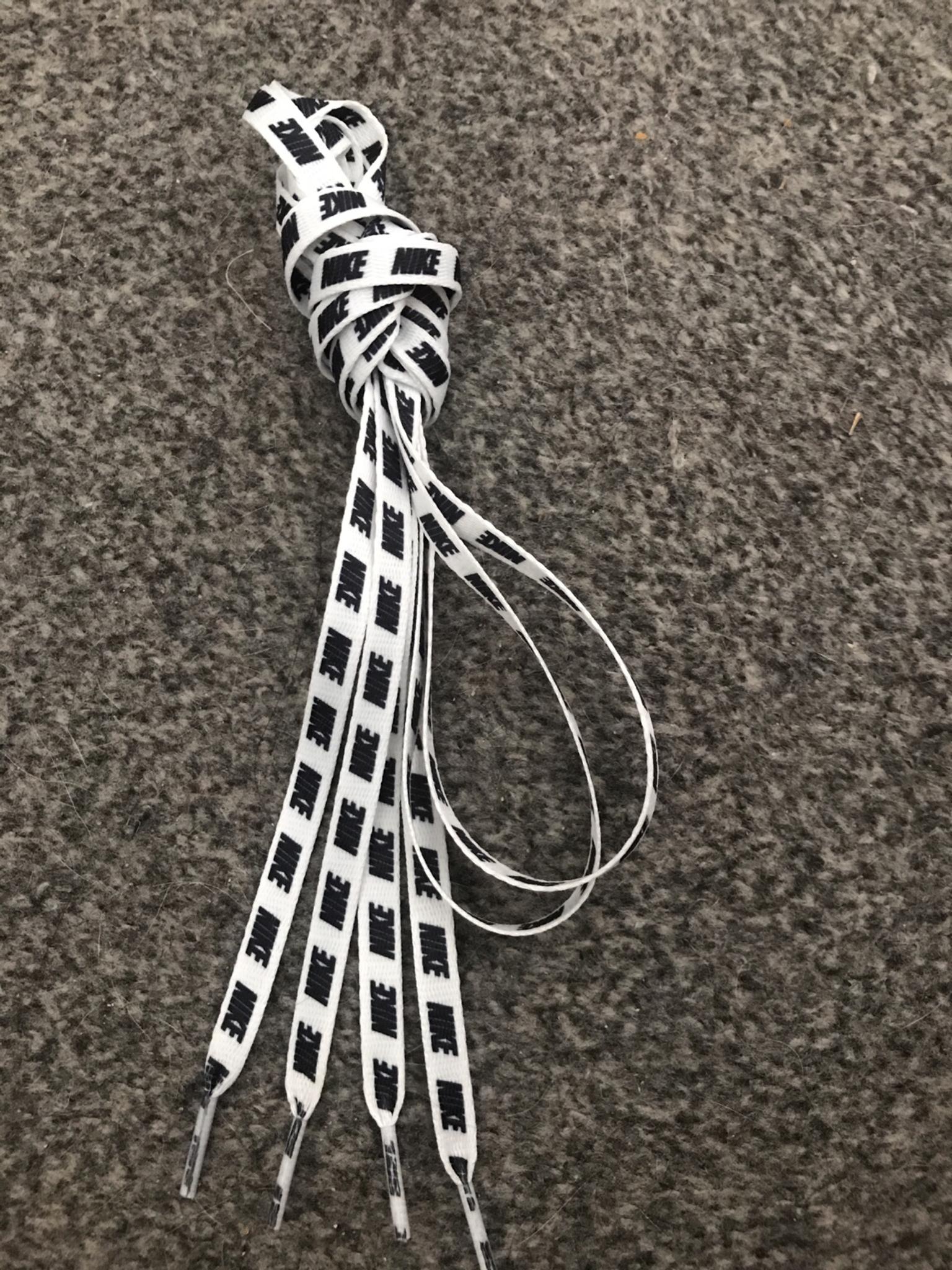 nike laces with nike on them