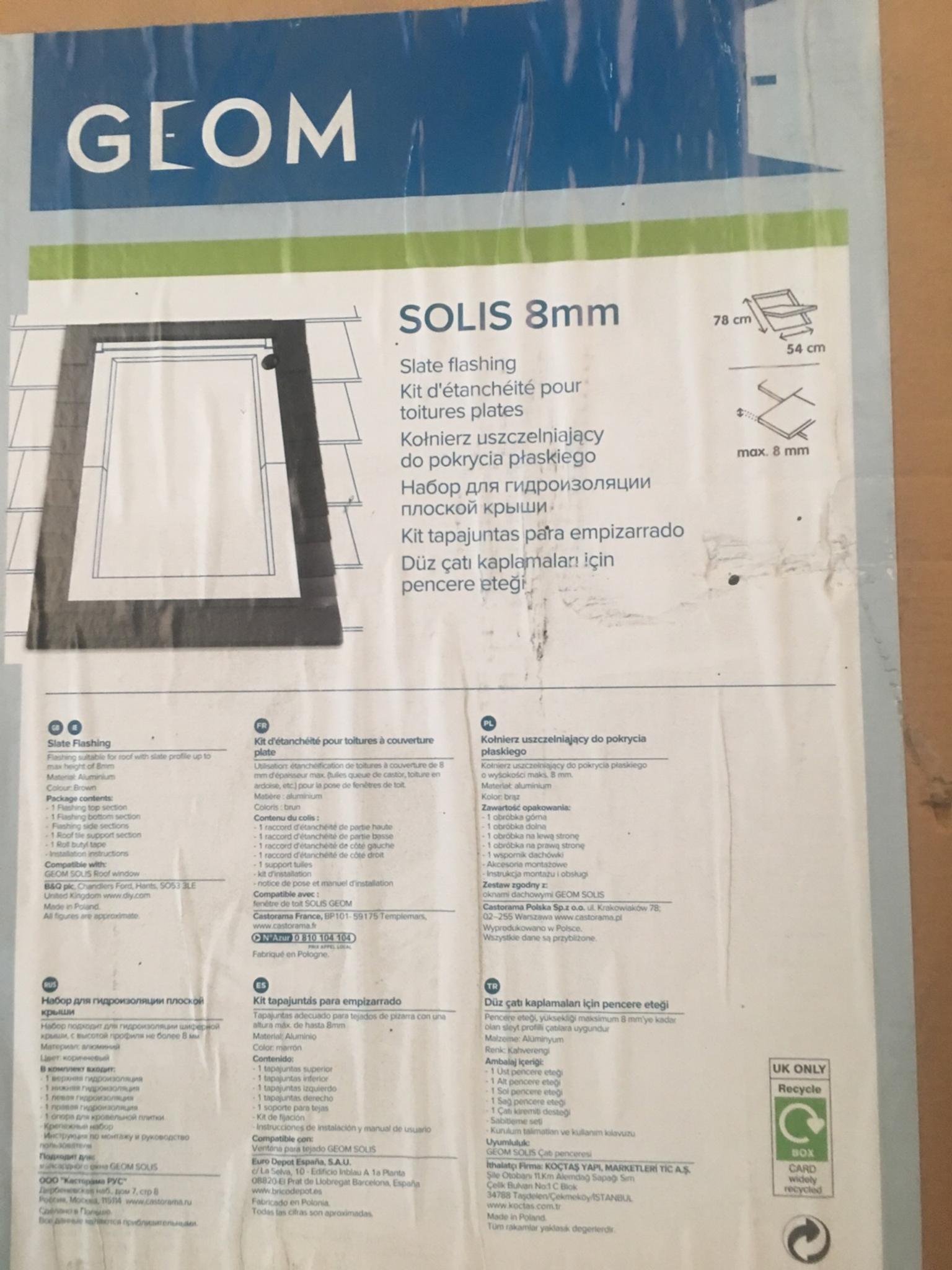 Velux Rood Window Flashing Kits In B64 Sandwell For 10 00 For Sale Shpock