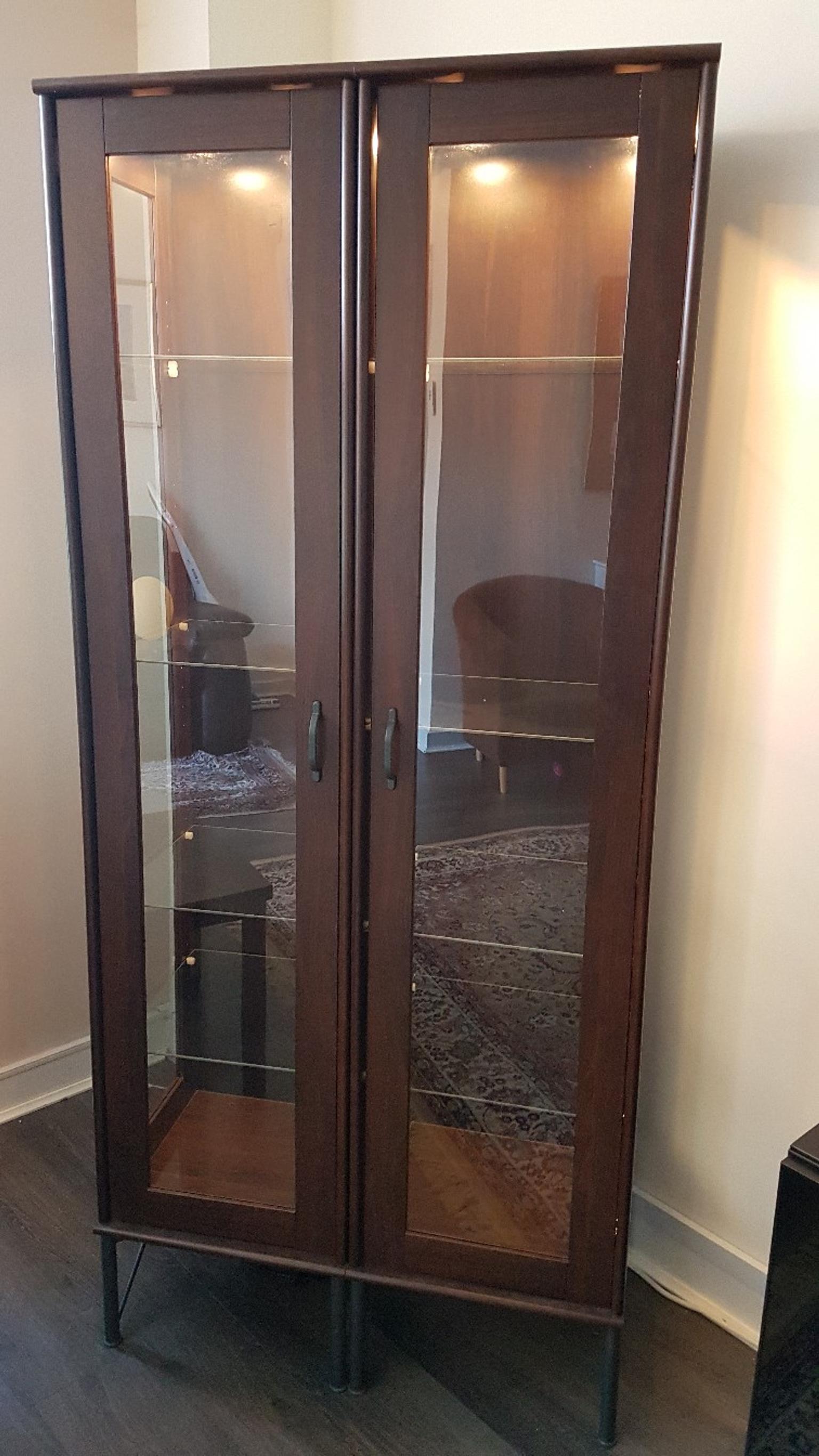 Glass Display Cabinet Ikea In Ub4 London For 90 00 For Sale Shpock