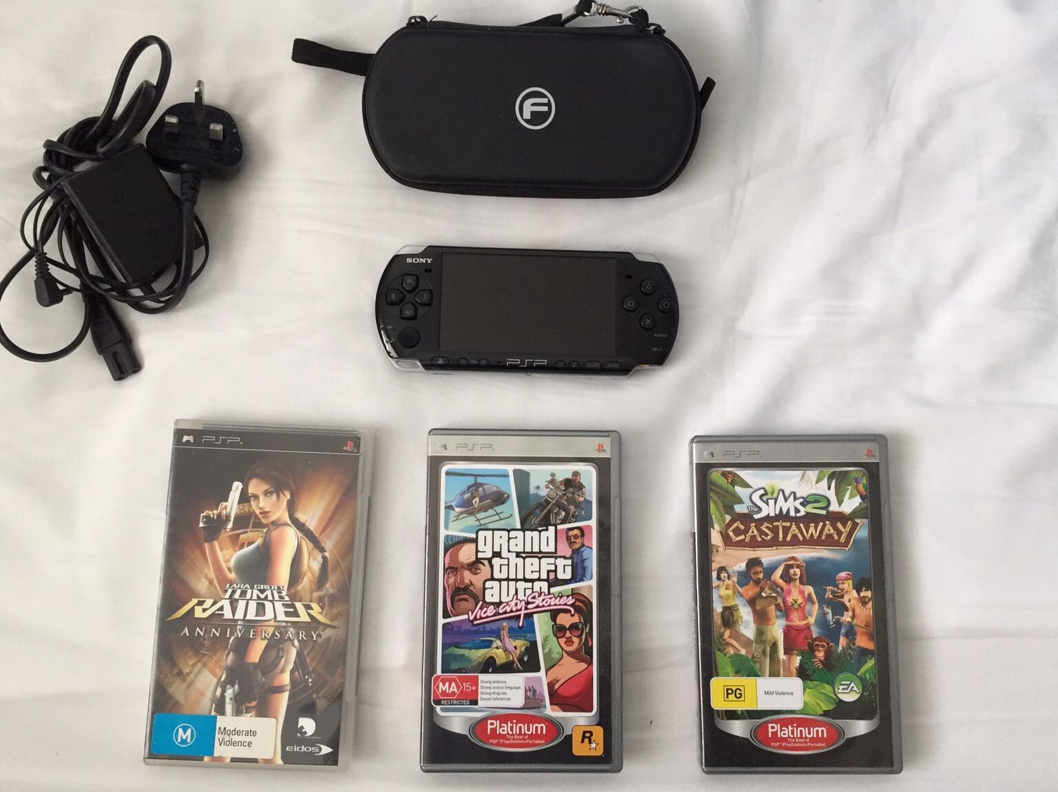psp and games for sale