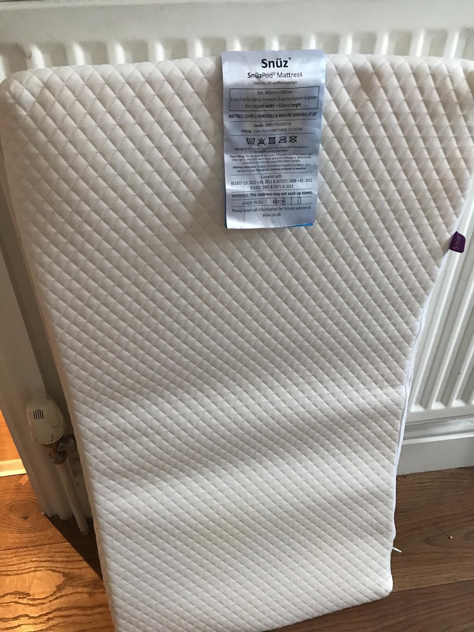 size of snuzpod 3 mattress